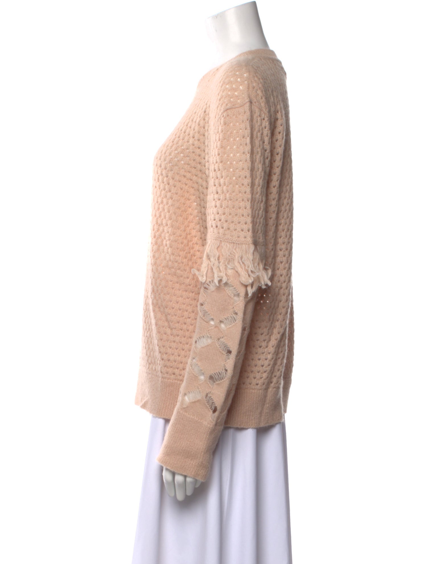 Tanya Taylor Alpaca Crew Neck Sweater