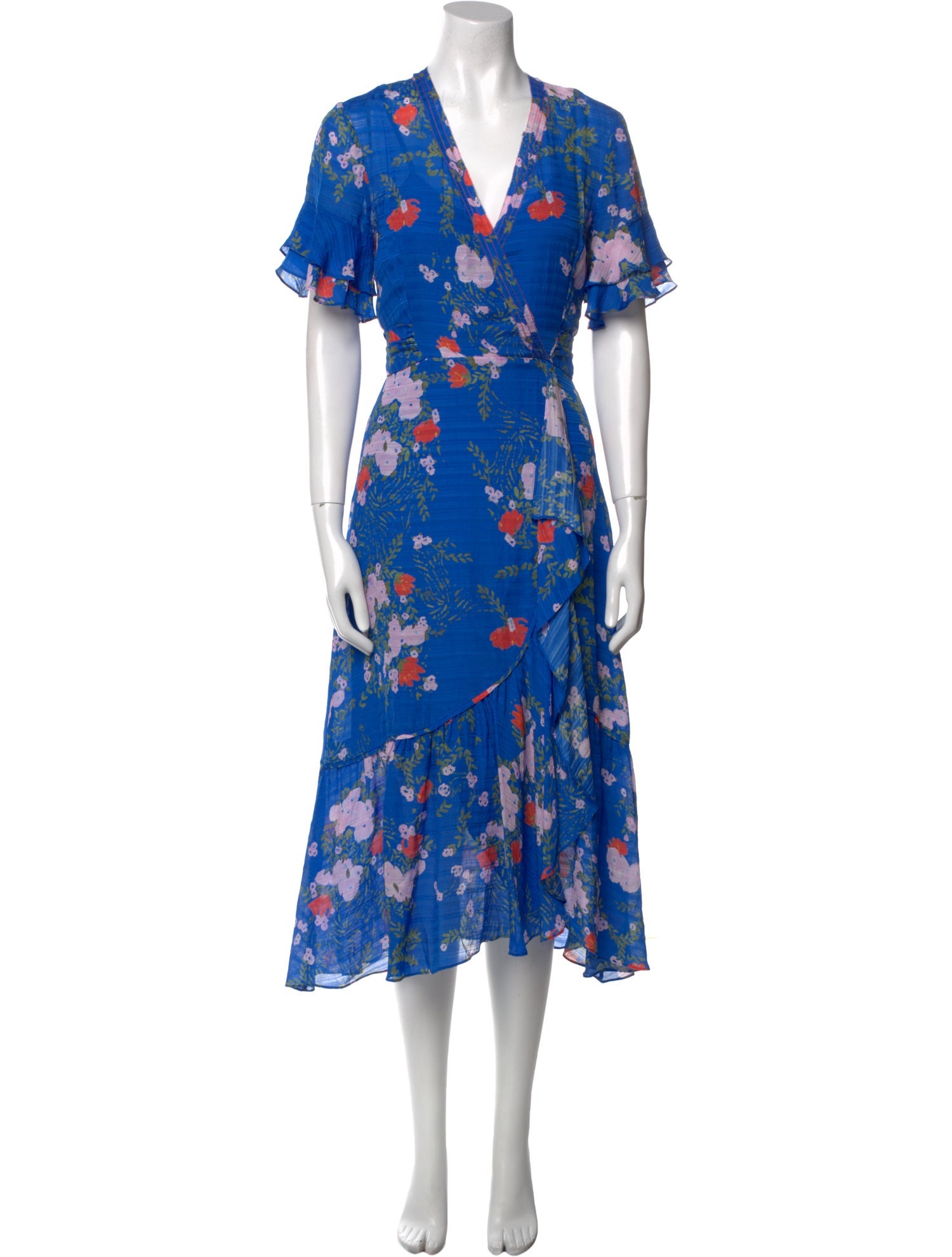 Tanya Taylor Silk Midi Length Dress