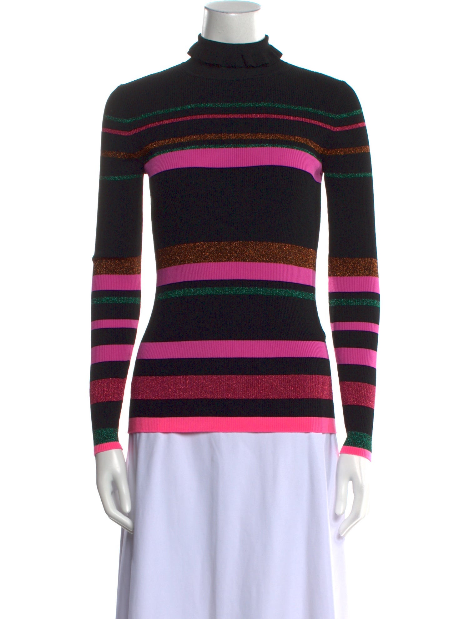 Tanya Taylor Striped Turtleneck Sweater w/ Tags