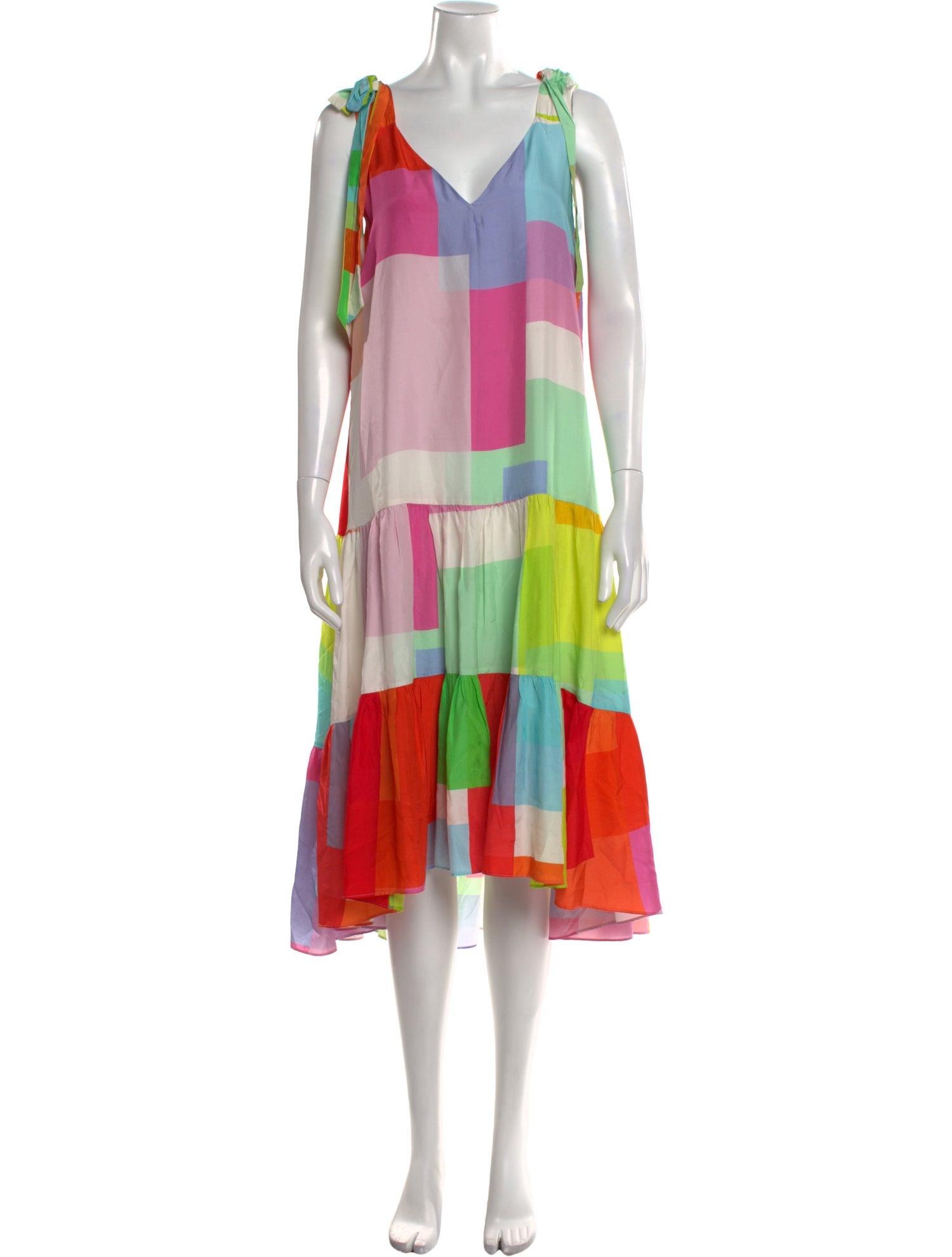 Tanya Taylor Silk Midi Length Dress