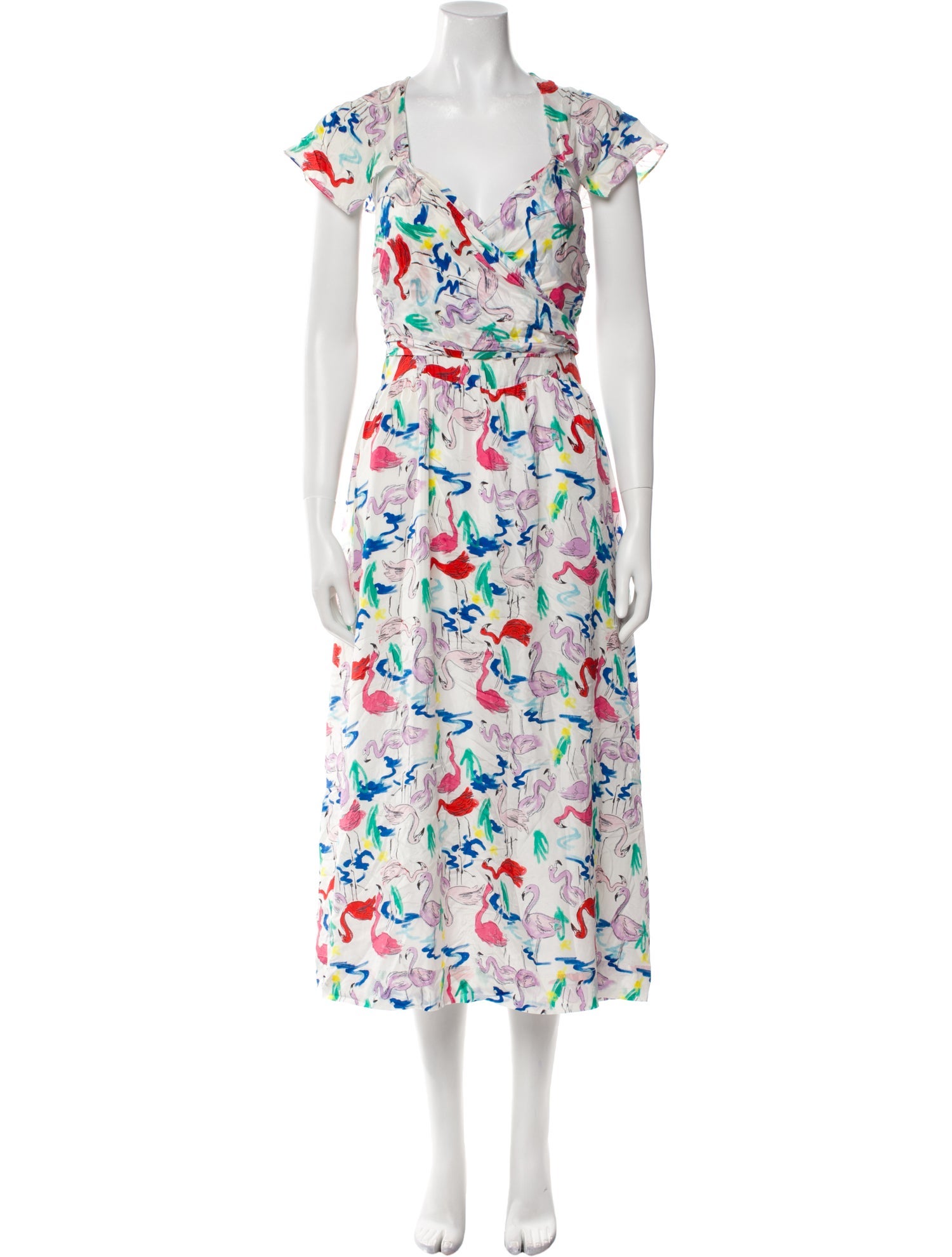 Tanya Taylor Silk Long Dress