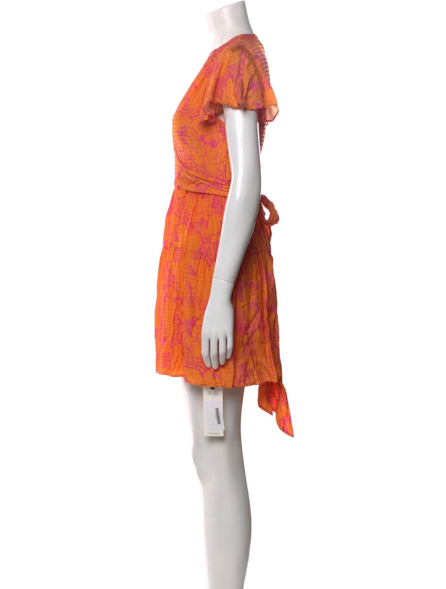 Tanya Taylor Floral Print Mini Dress