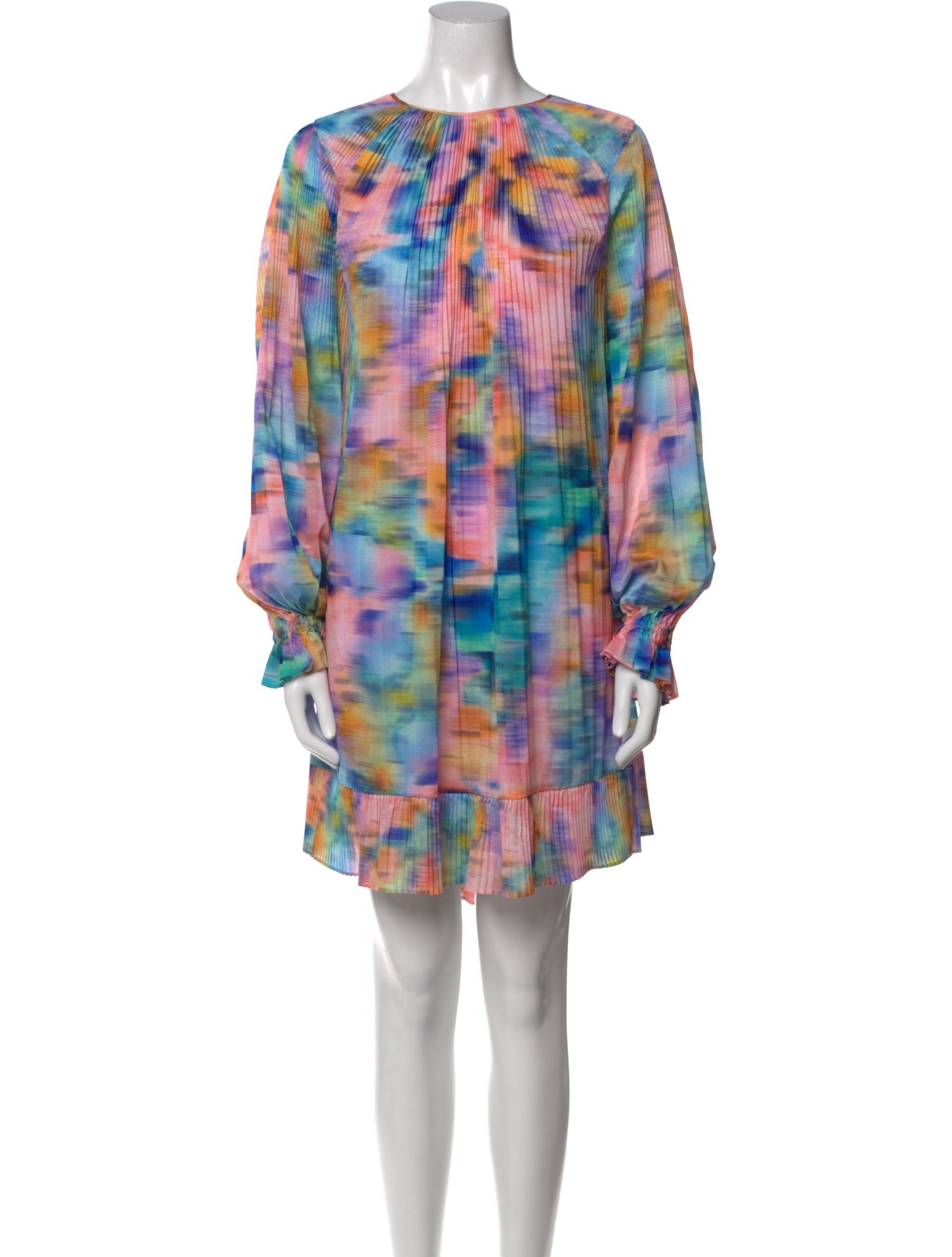 Tanya Taylor Printed Mini Dress