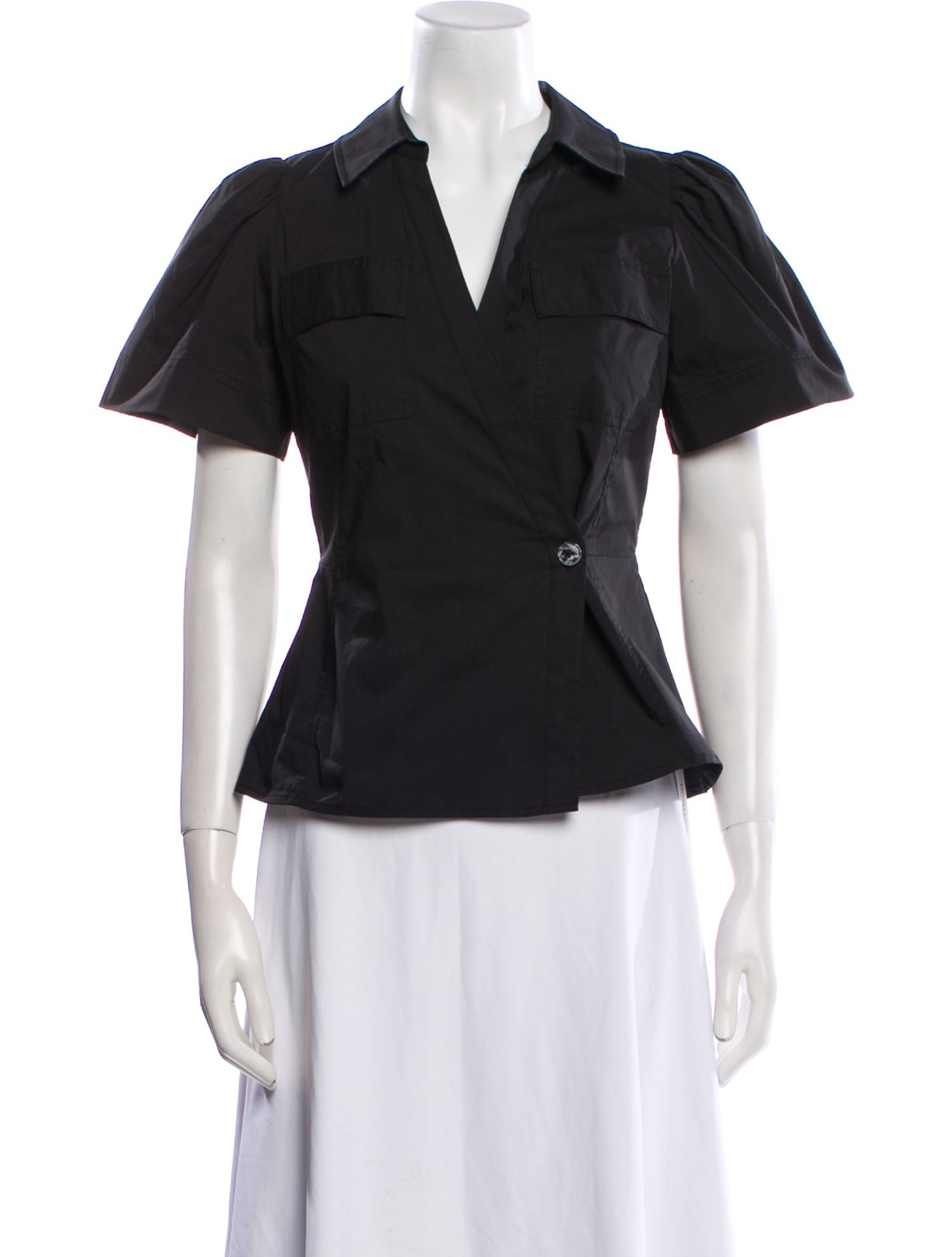 Tanya Taylor Short Sleeve Blouse
