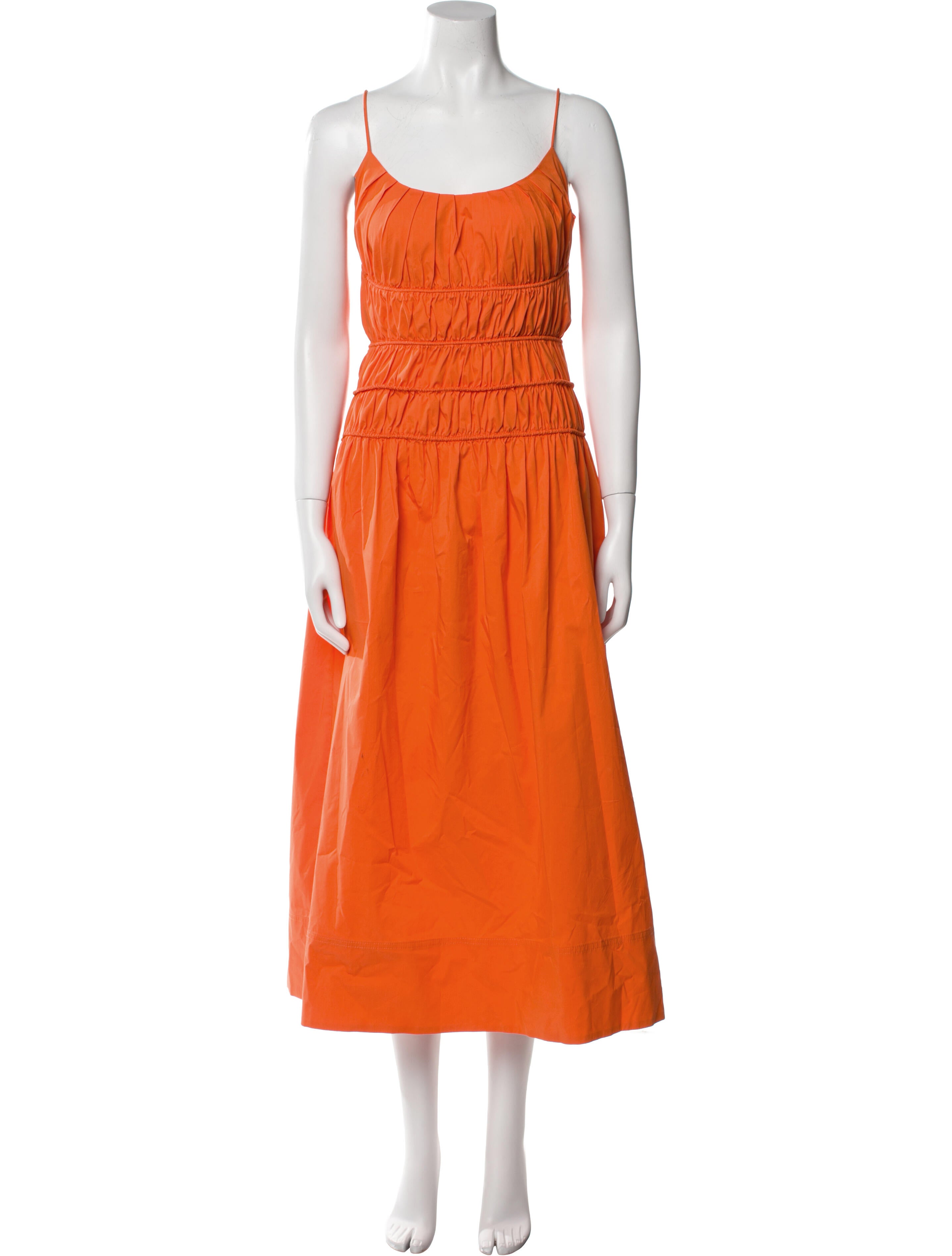 Tanya Taylor Scoop Neck Long Dress