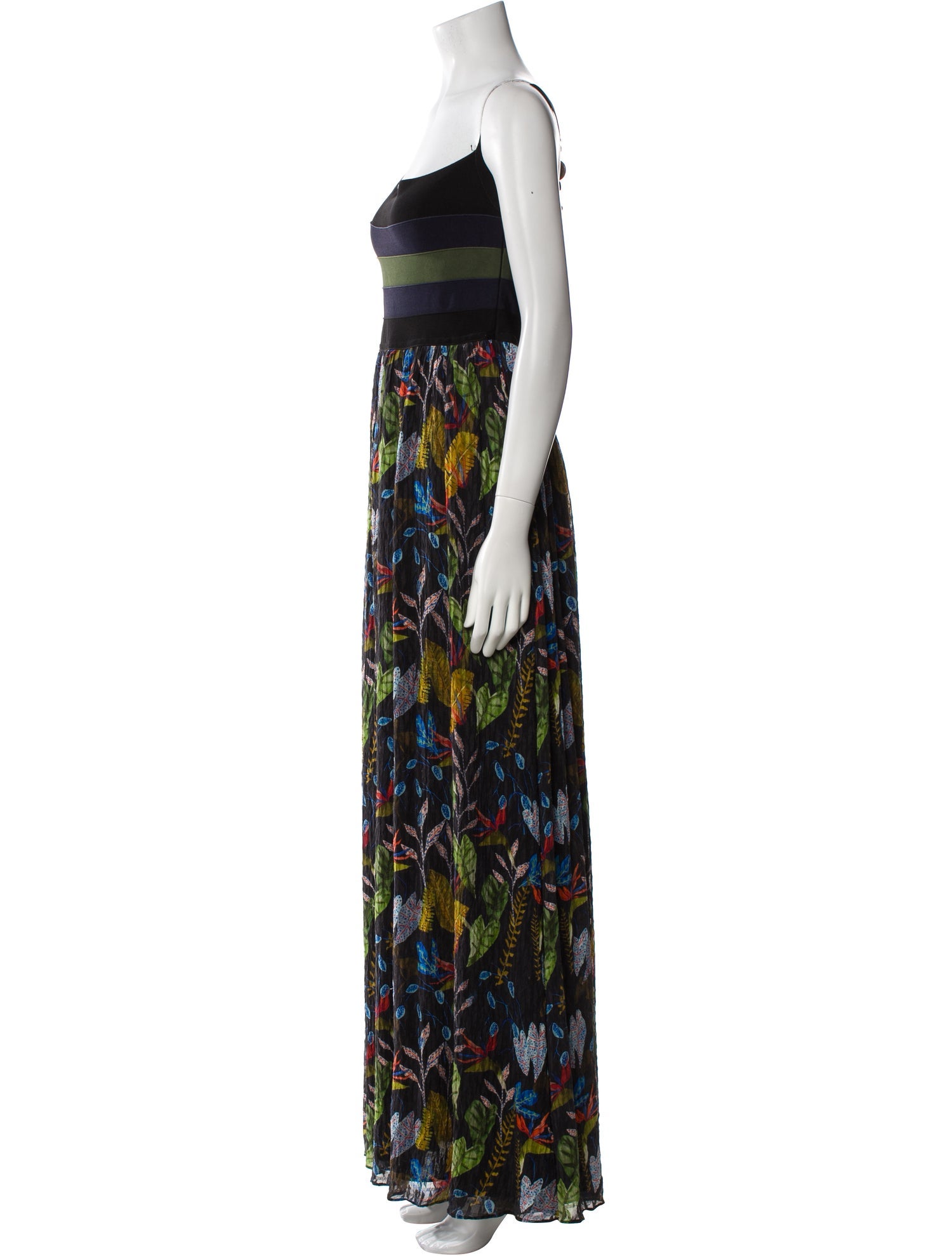Tanya Taylor Printed Long Dress