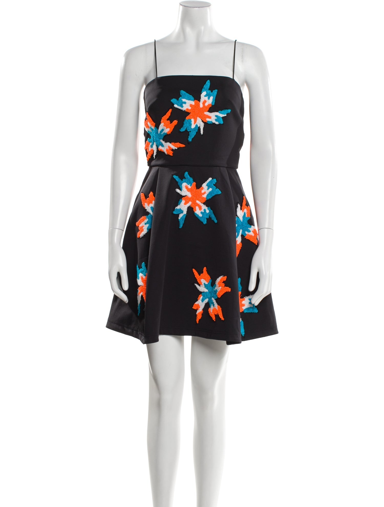 Tanya Taylor Floral Print Mini Dress