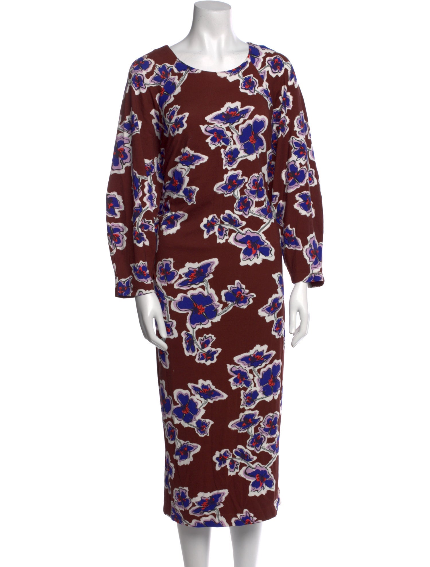 Tanya Taylor Floral Print Midi Length Dress w/ Tags