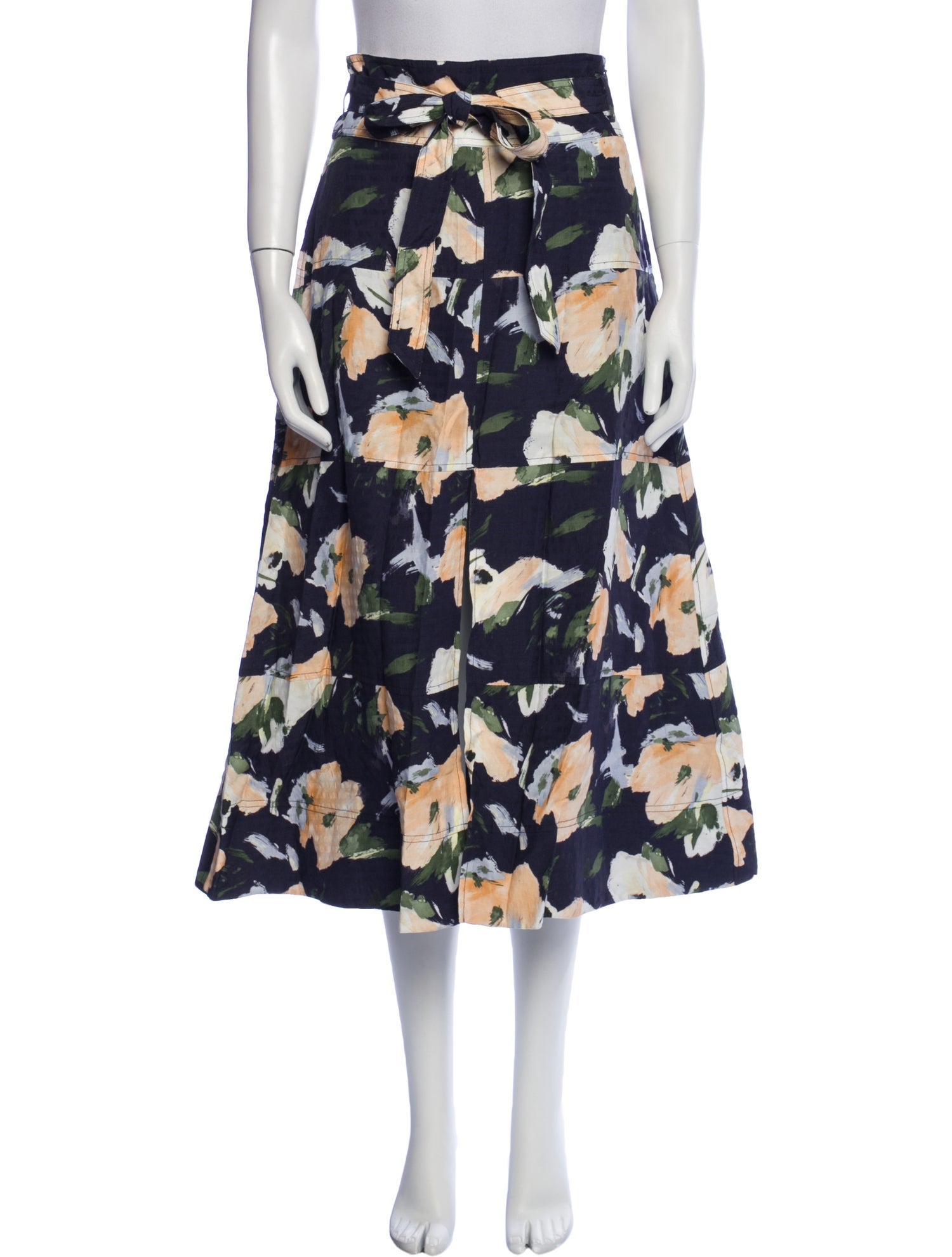 Tanya Taylor Printed Midi Length Skirt