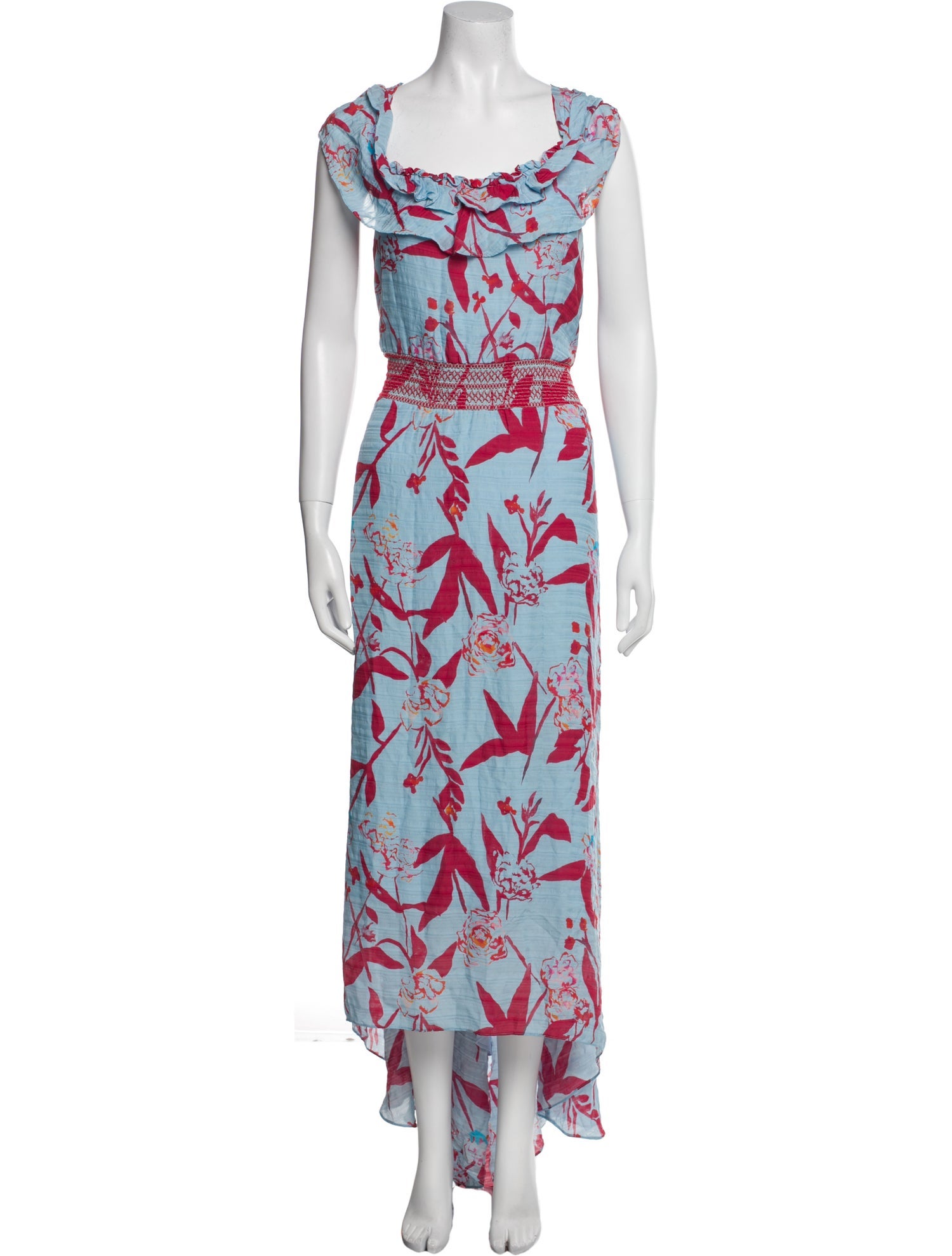 Tanya Taylor Silk Long Dress
