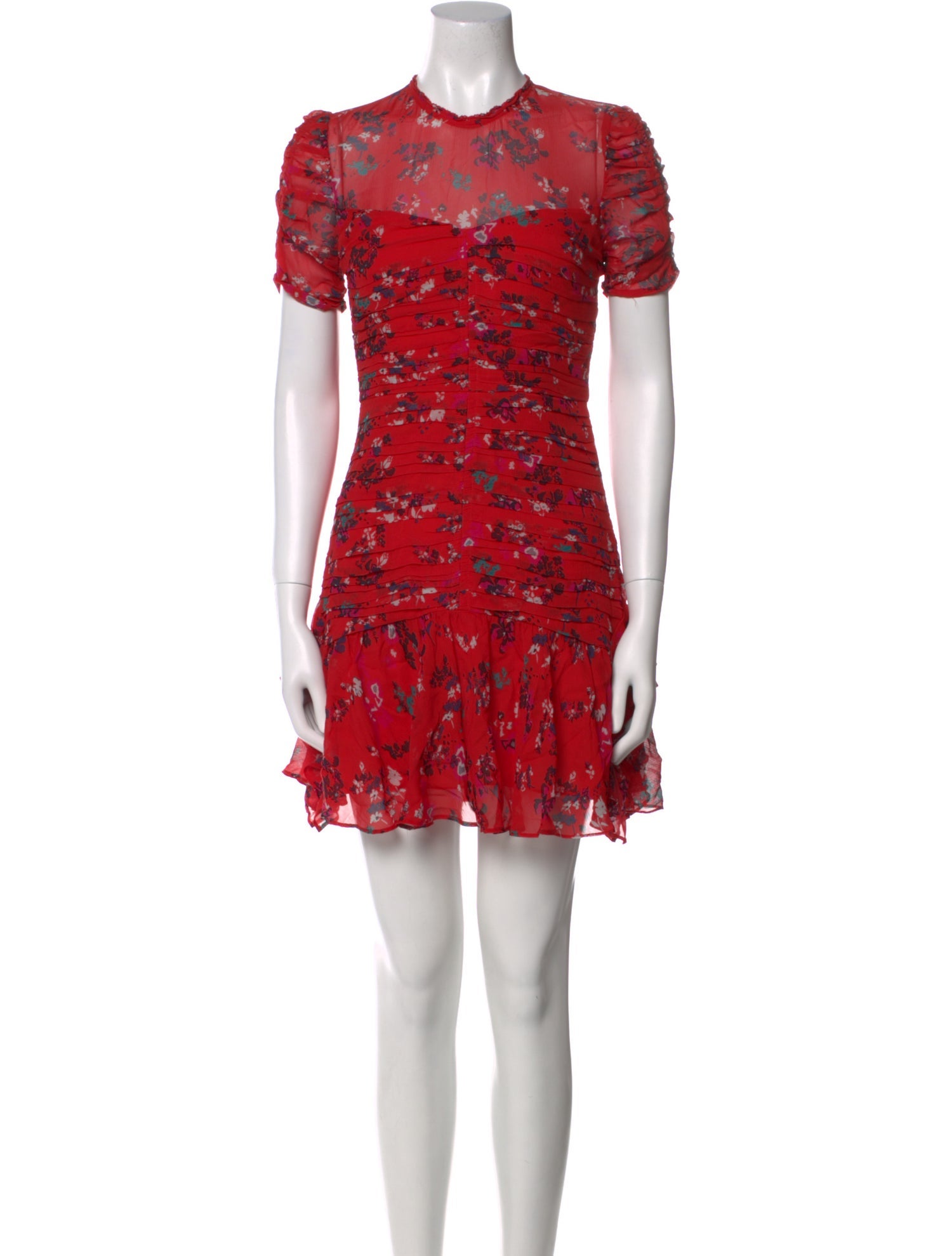 Tanya Taylor Silk Mini Dress