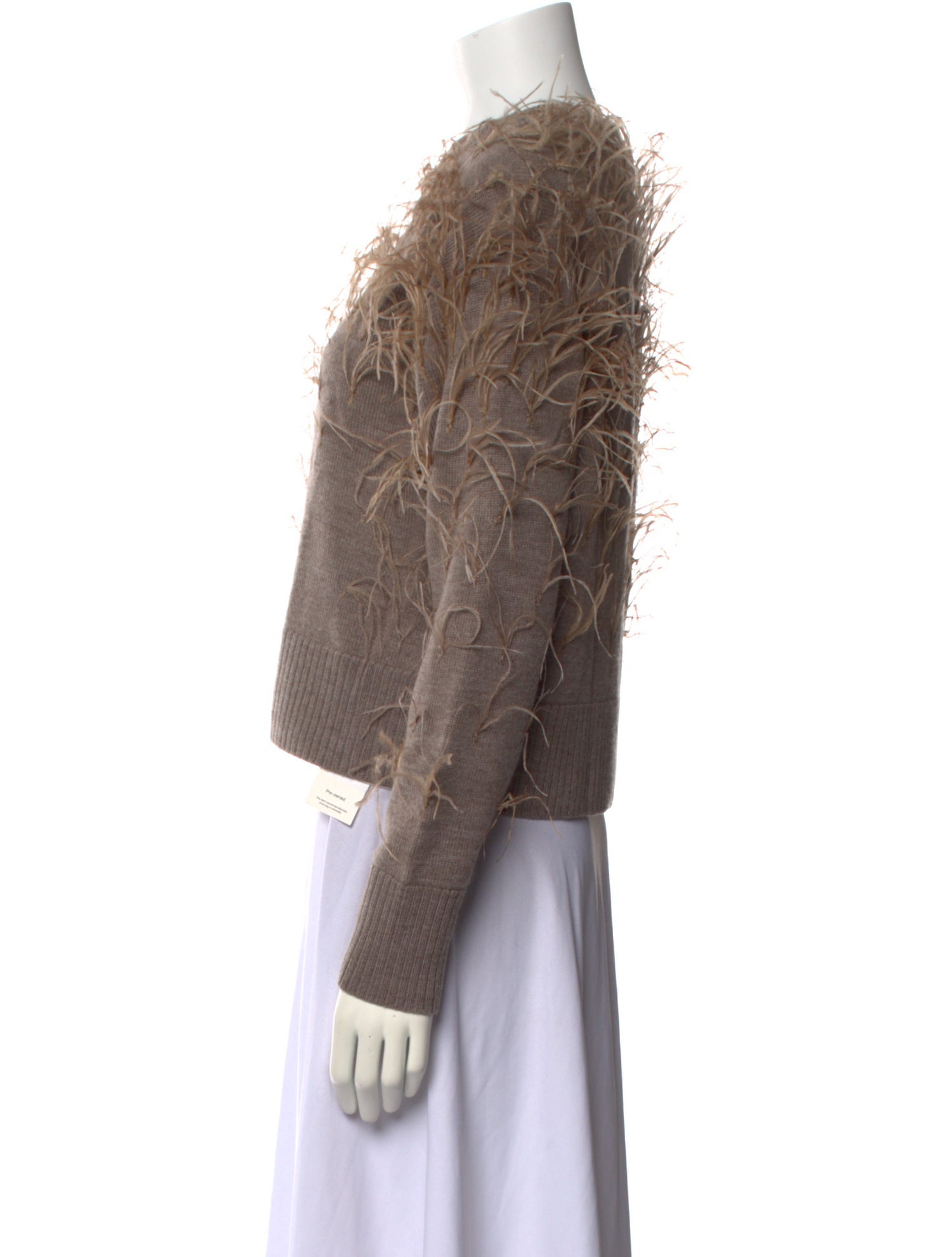 Tanya Taylor Merino Wool Crew Neck Sweater