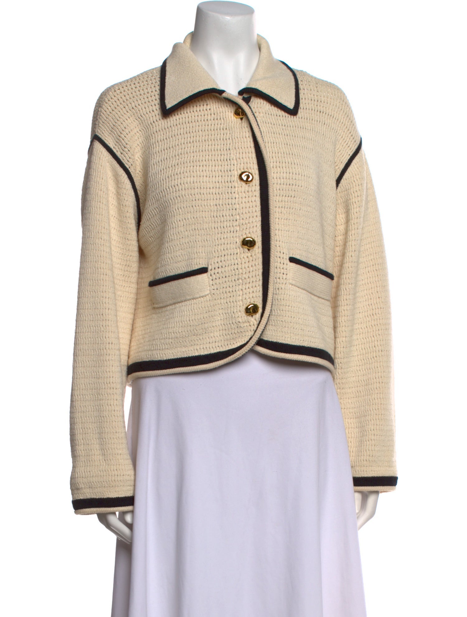 Tanya Taylor Long Sleeve Crop Top