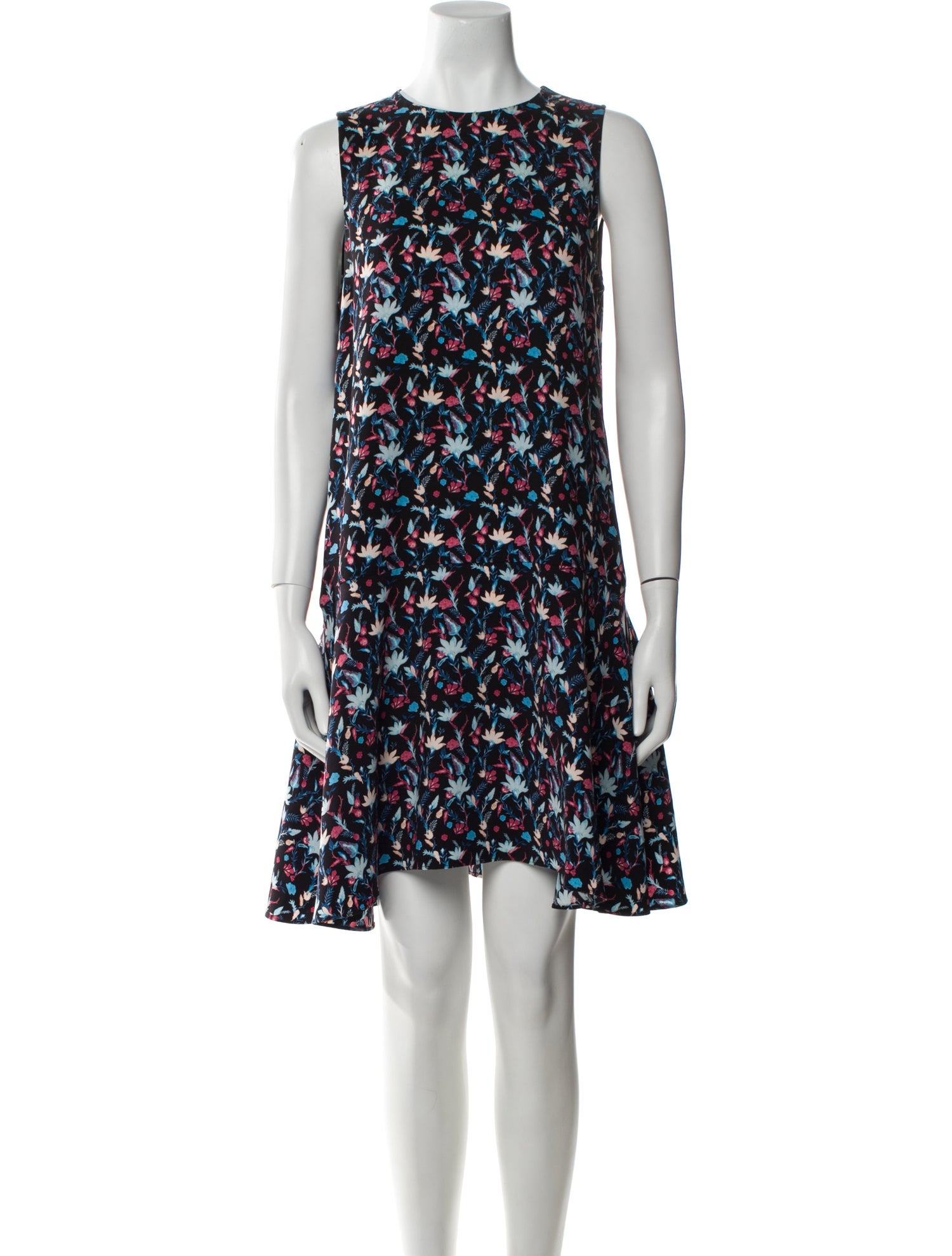 Tanya Taylor Floral Print Knee-Length Dress
