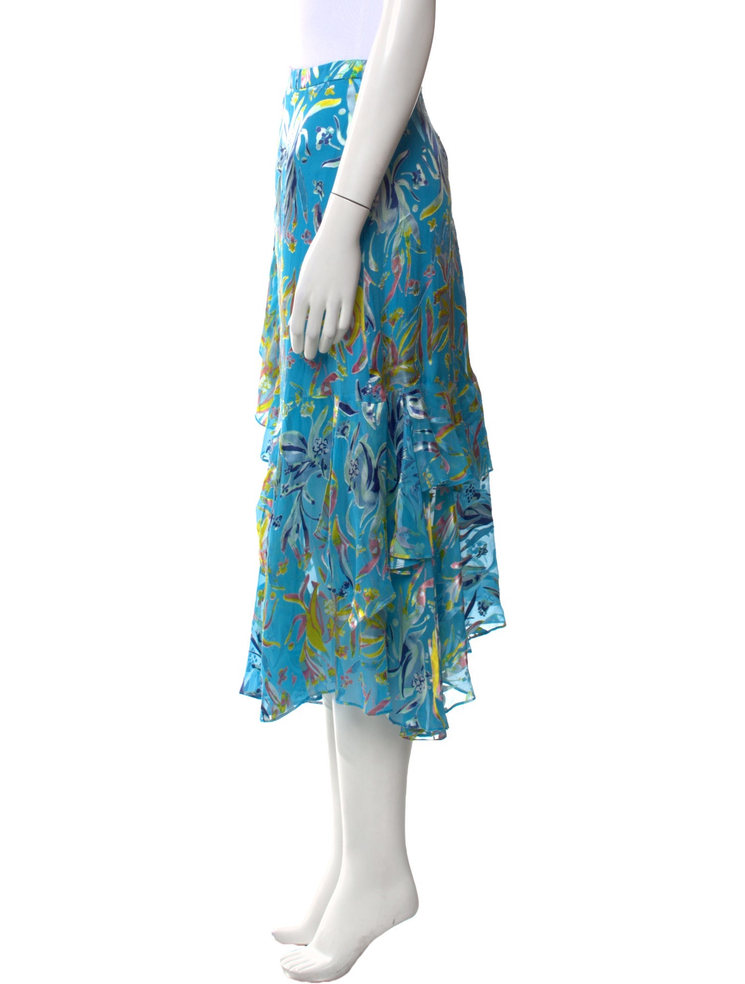 Tanya Taylor Printed Midi Length Skirt w/ Tags