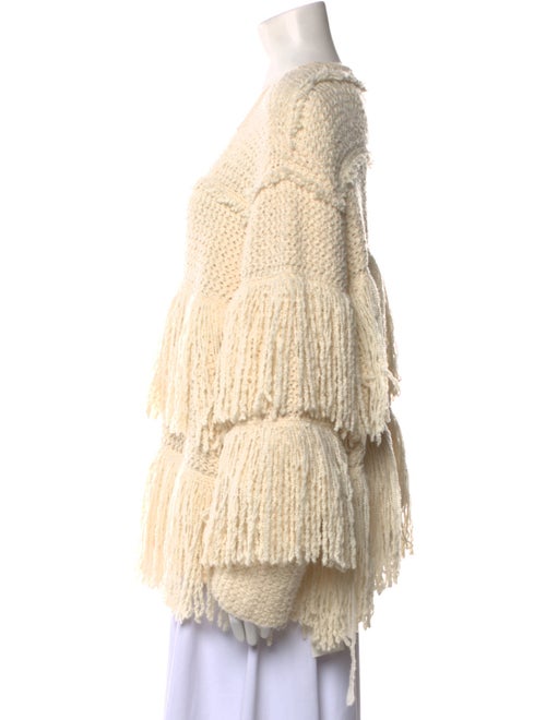 Tanya Taylor Wool V-Neck Sweater