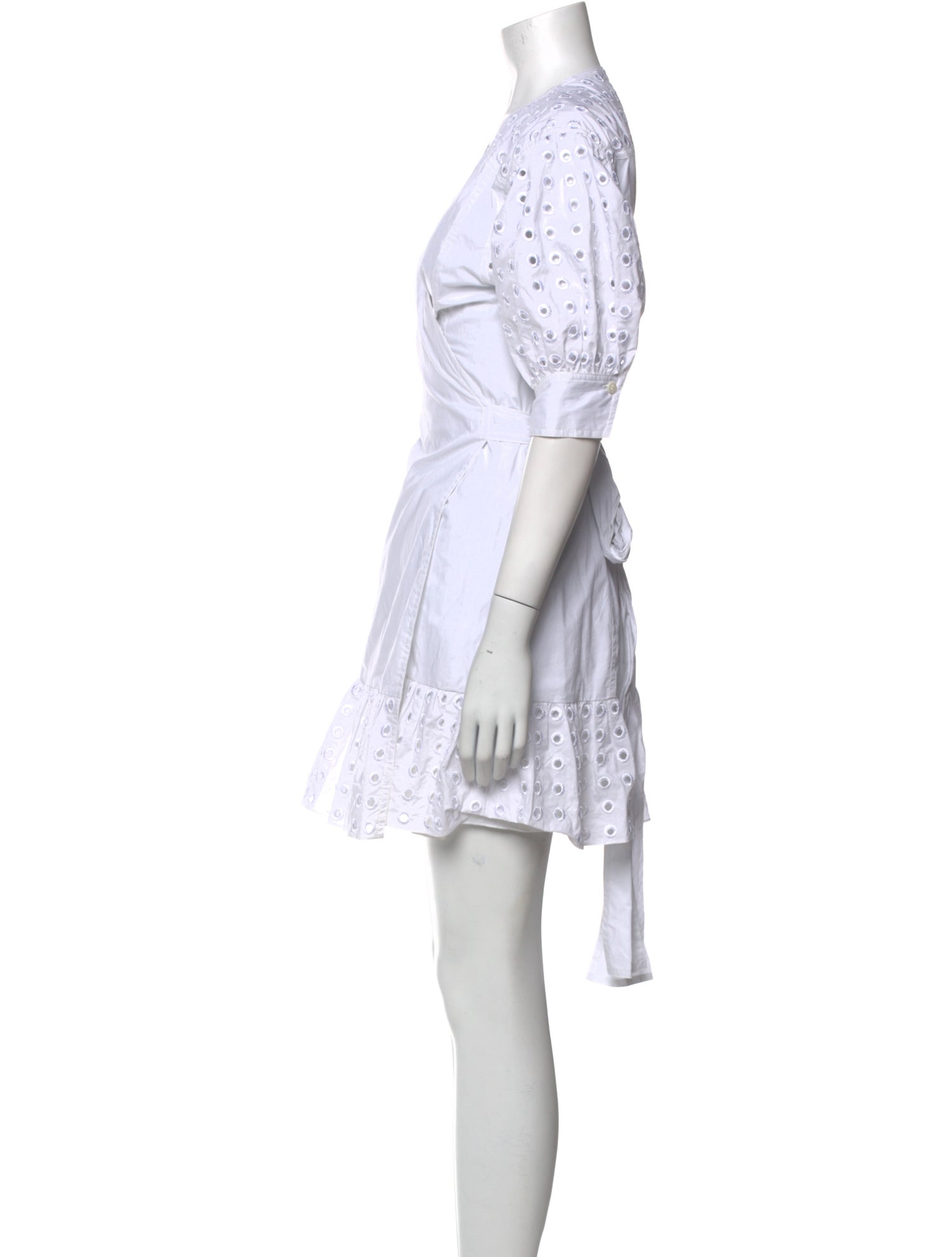 Tanya Taylor V-Neck Mini Dress