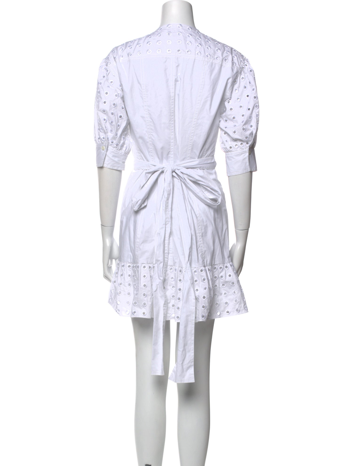 Tanya Taylor V-Neck Mini Dress