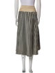 Tanya Taylor Pleated Accents Midi Length Skirt