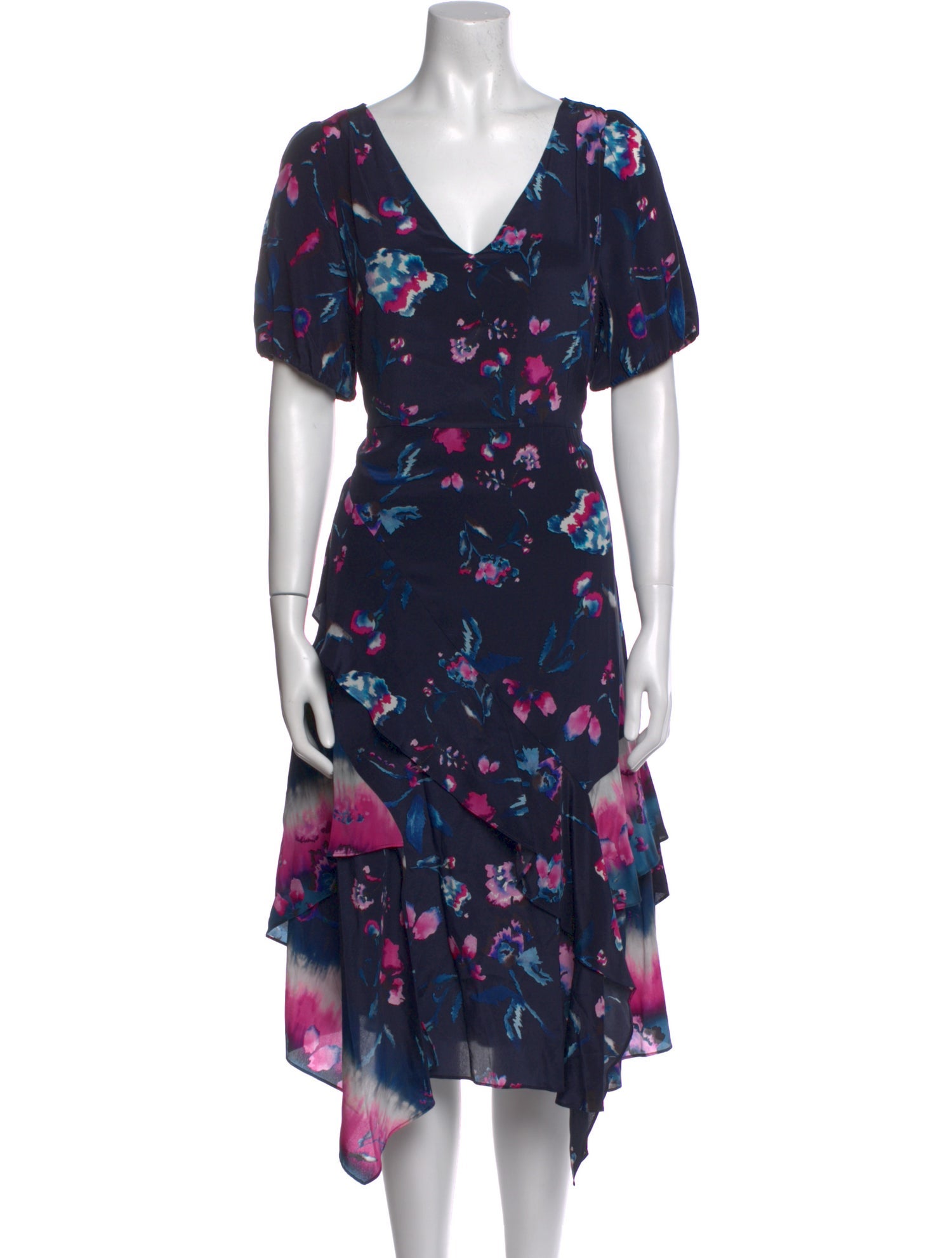 Tanya Taylor Silk Midi Length Dress