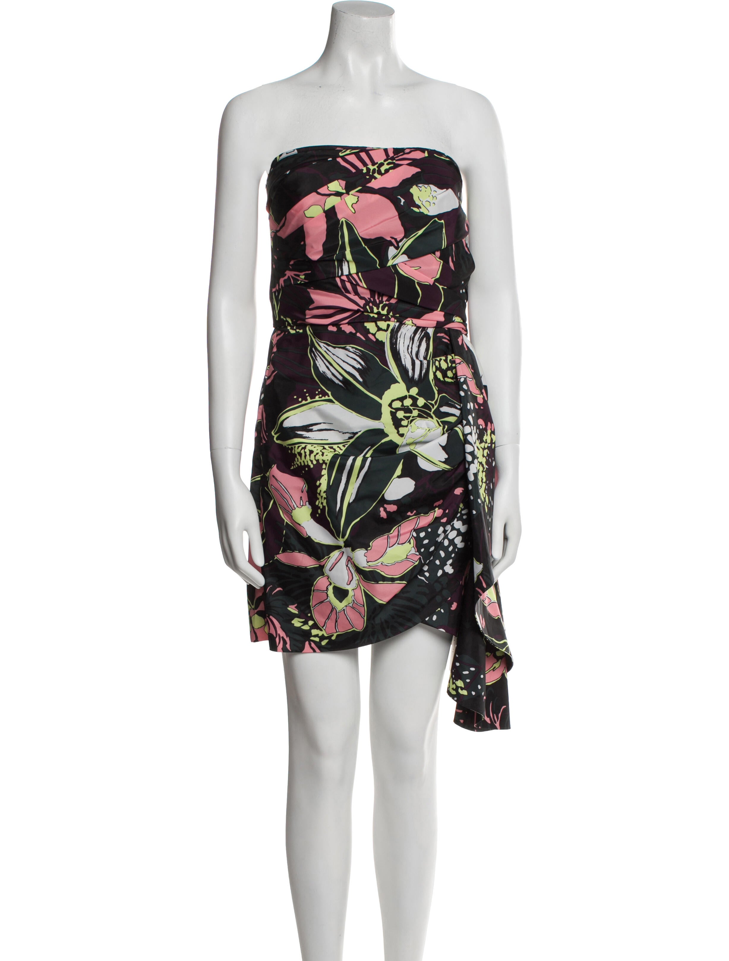 Tanya Taylor Floral Print Mini Dress