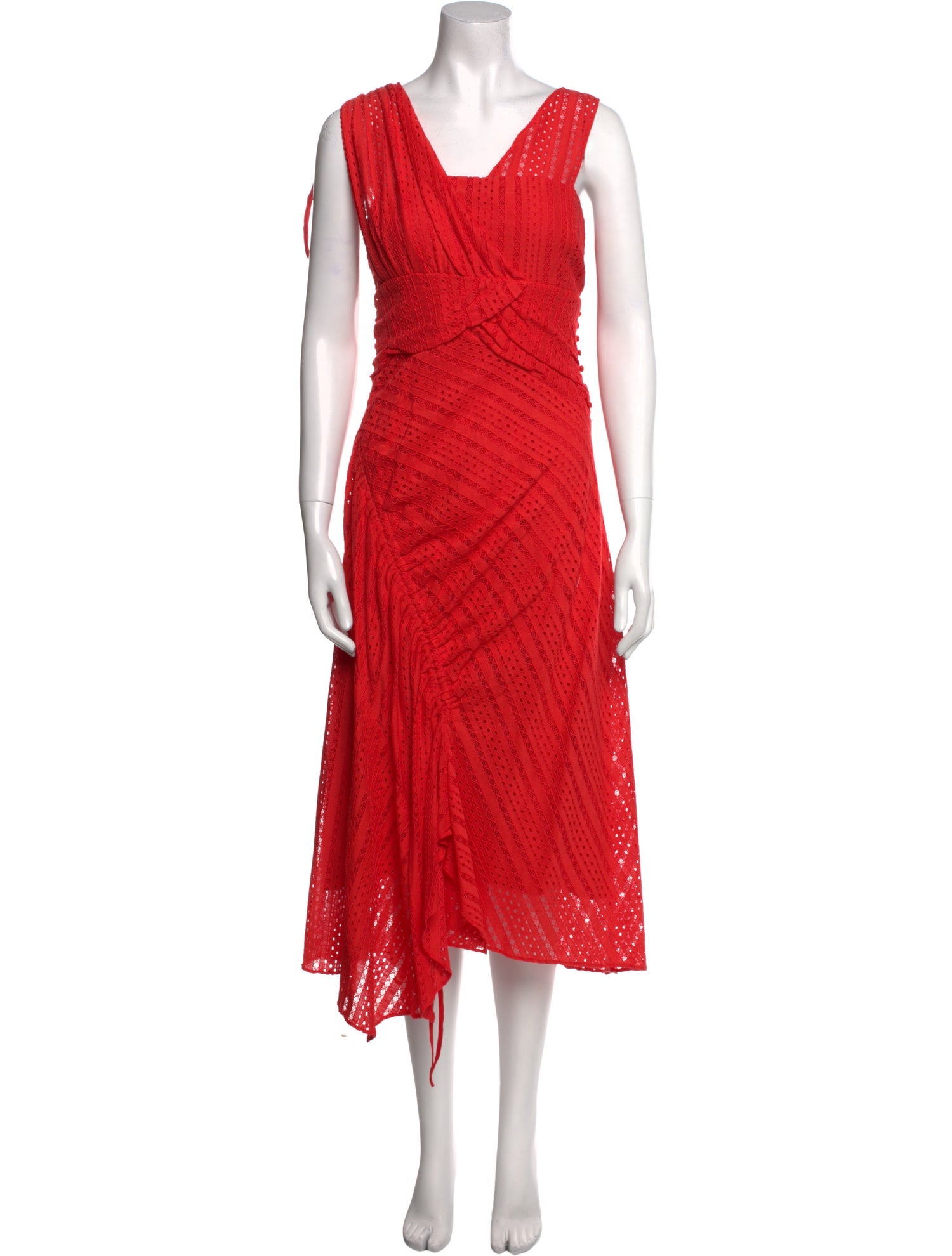 Tanya Taylor V-Neck Long Dress