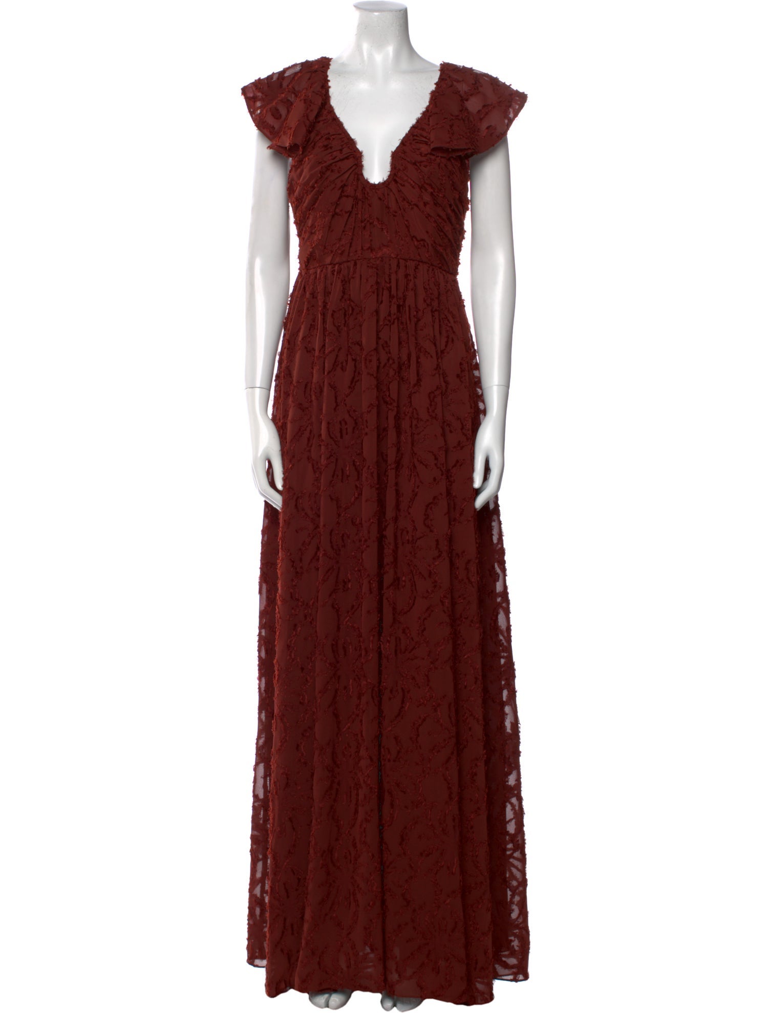 Tanya Taylor Lace Pattern Long Dress w/ Tags