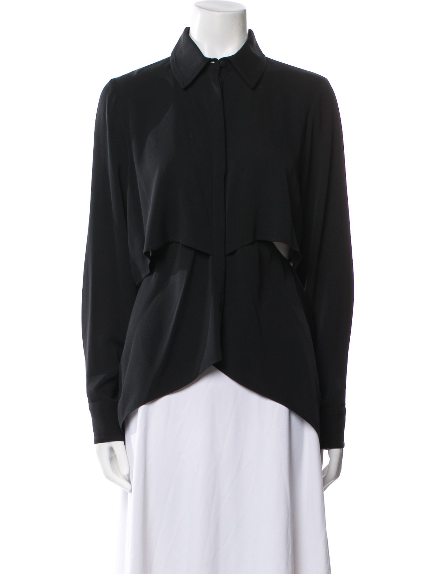 Tanya Taylor Silk Long Sleeve Blouse