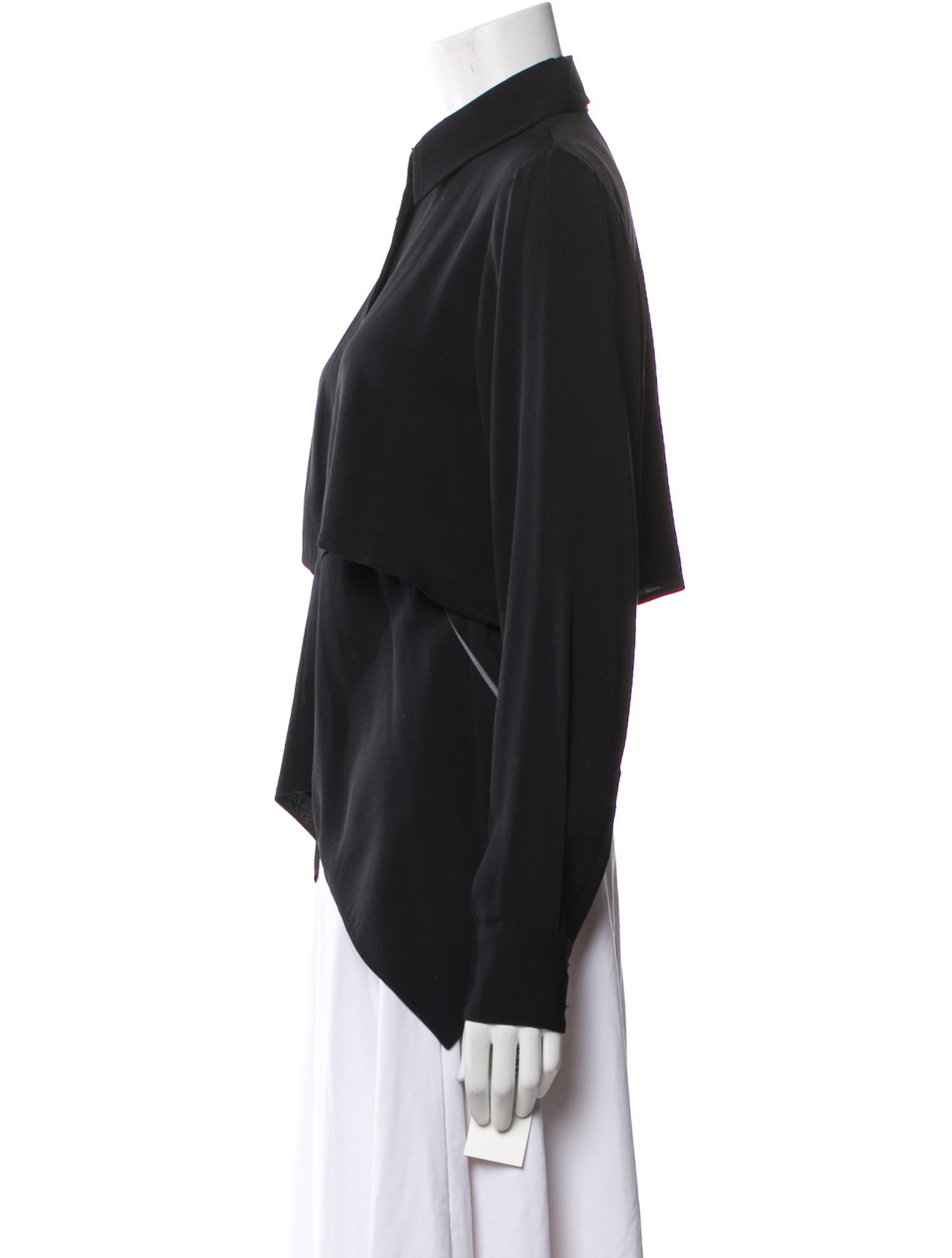 Tanya Taylor Silk Long Sleeve Blouse