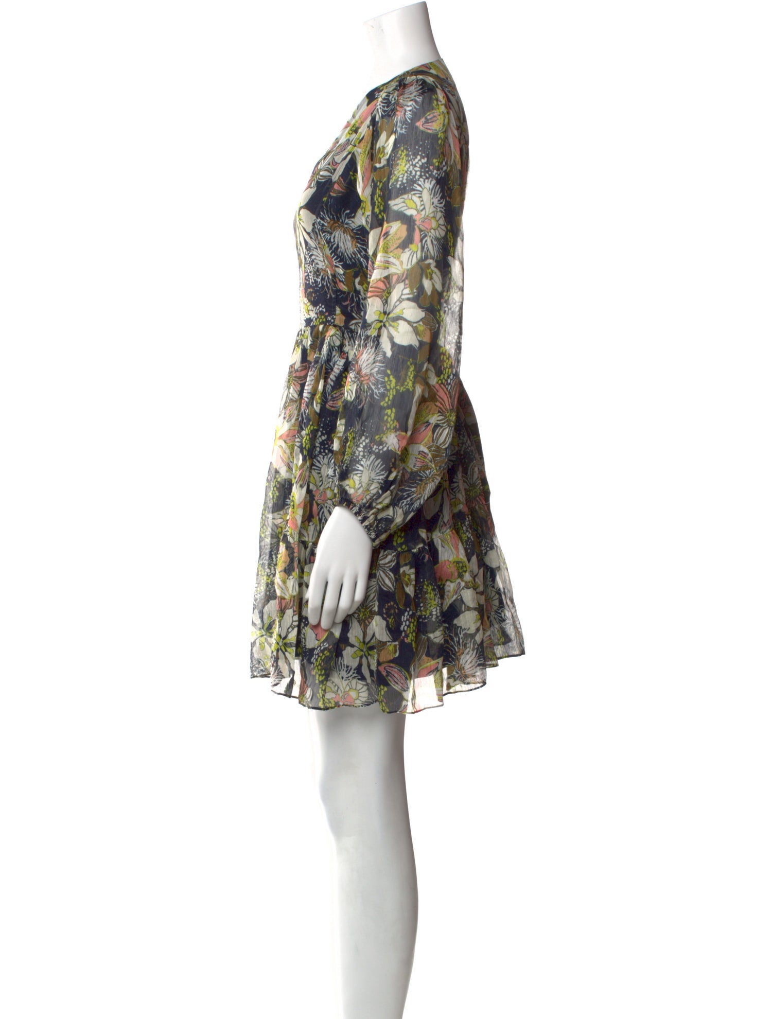 Tanya Taylor Linen Mini Dress