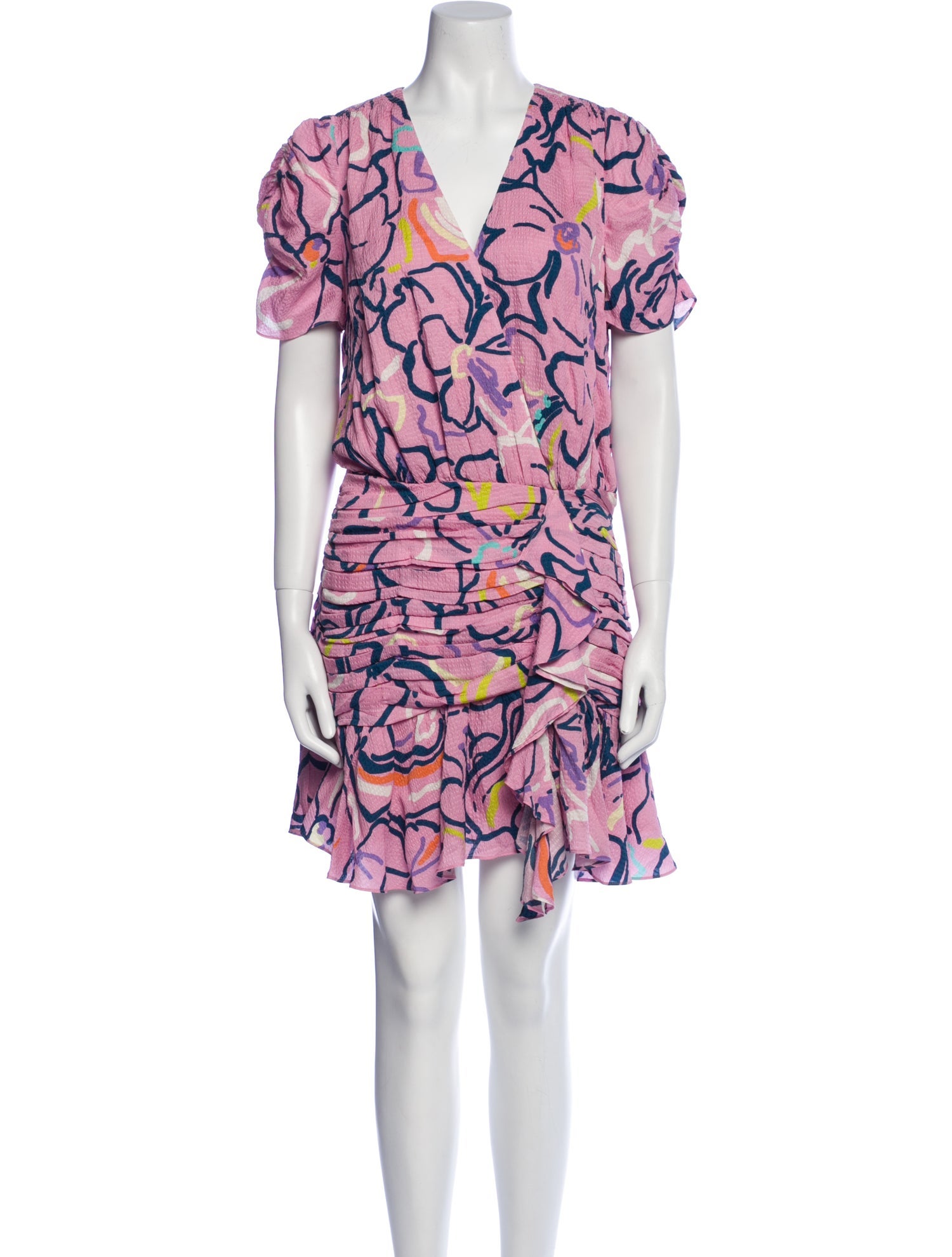 Tanya Taylor Silk Mini Dress