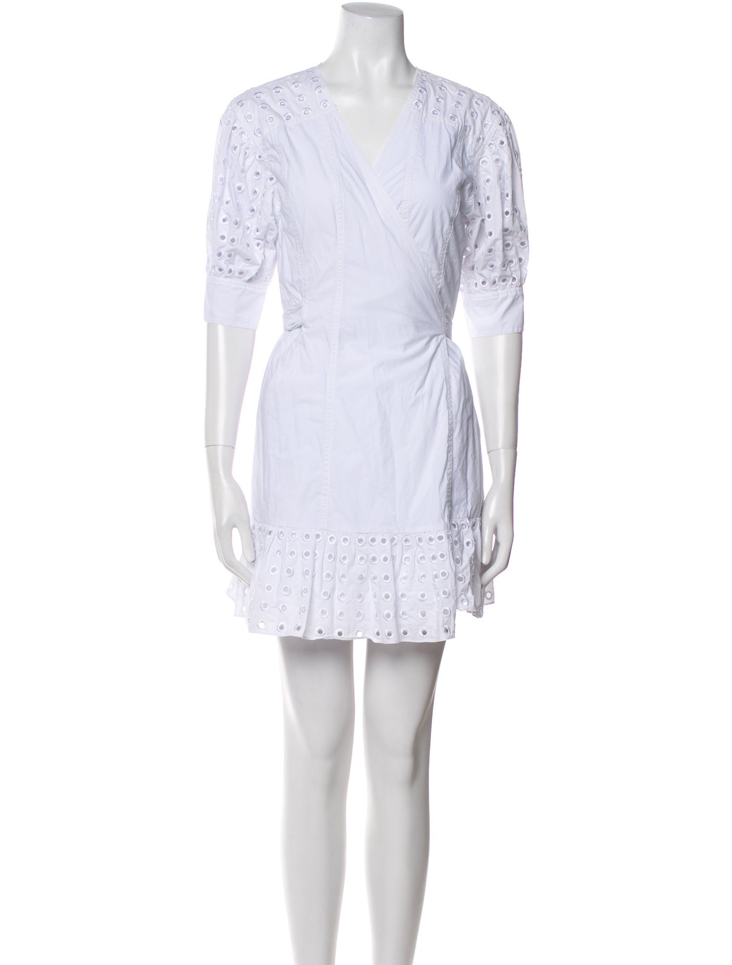 Tanya Taylor V-Neck Mini Dress