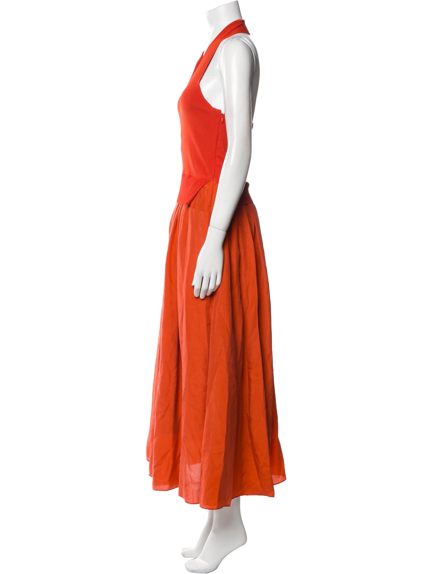Tanya Taylor Halterneck Long Dress