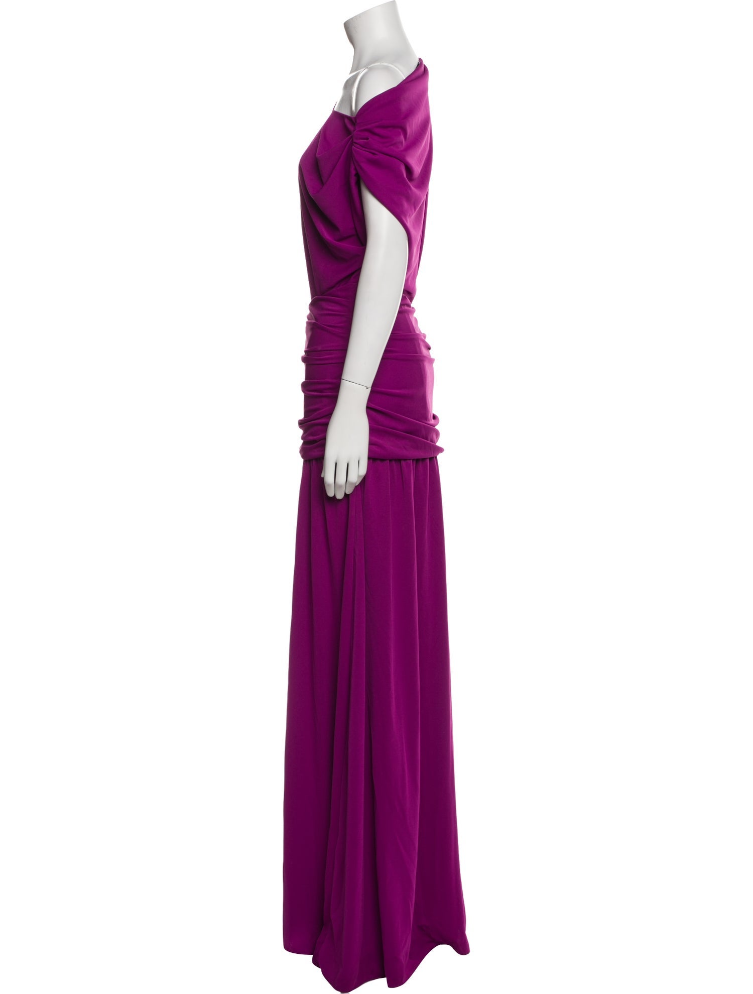 Tanya Taylor One-Shoulder Long Dress