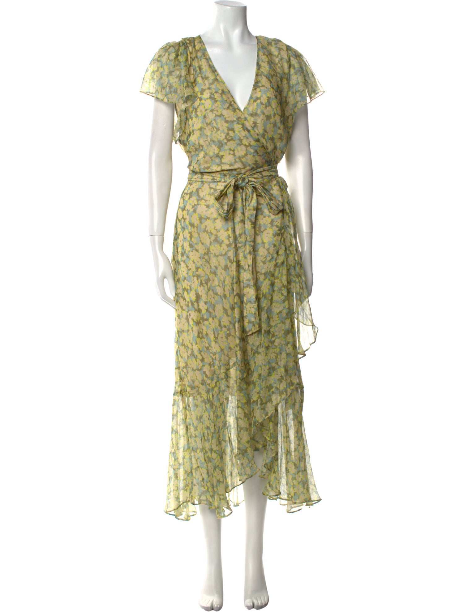 Tanya Taylor Linen Long Dress