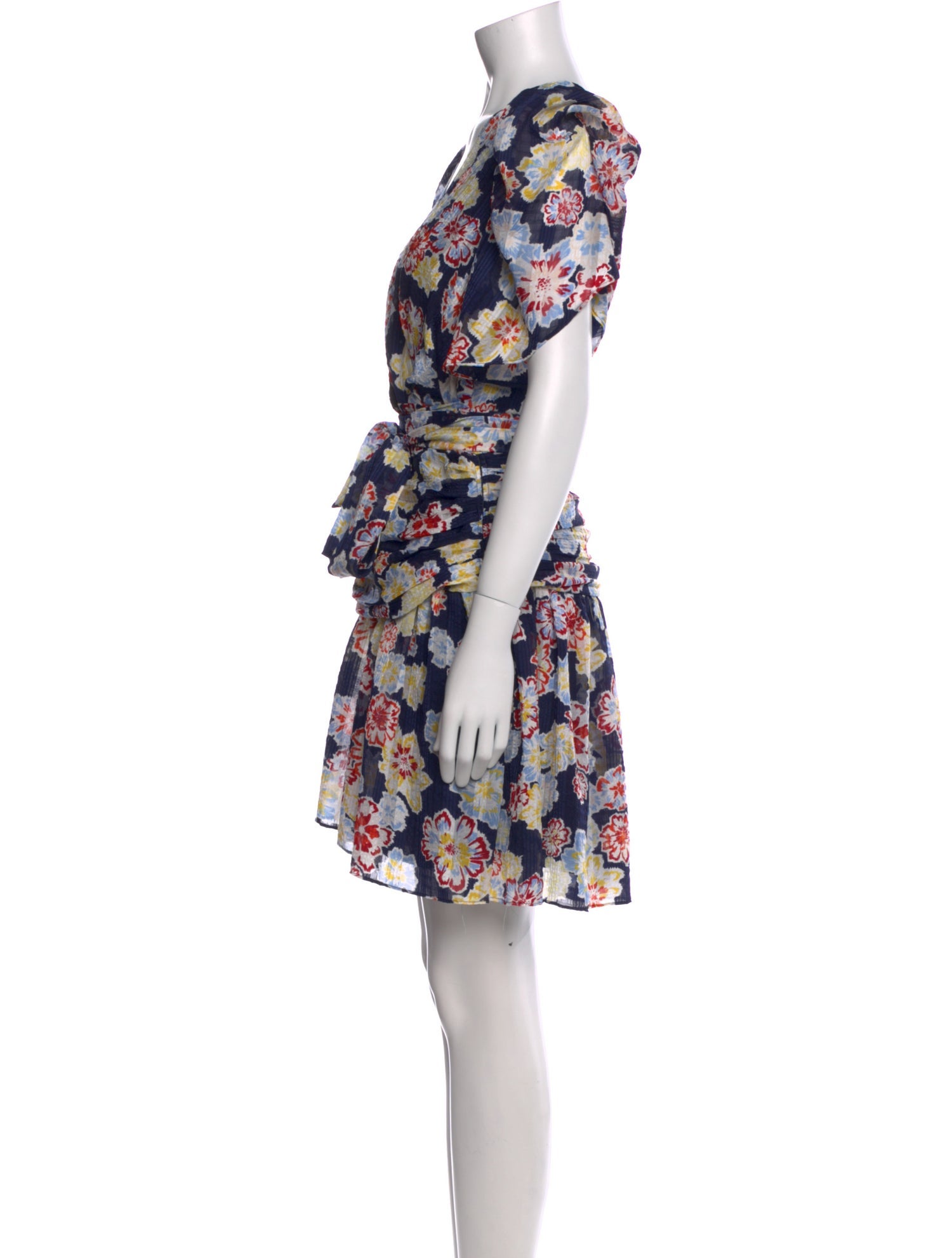 Tanya Taylor Floral Print Mini Dress w/ Tags
