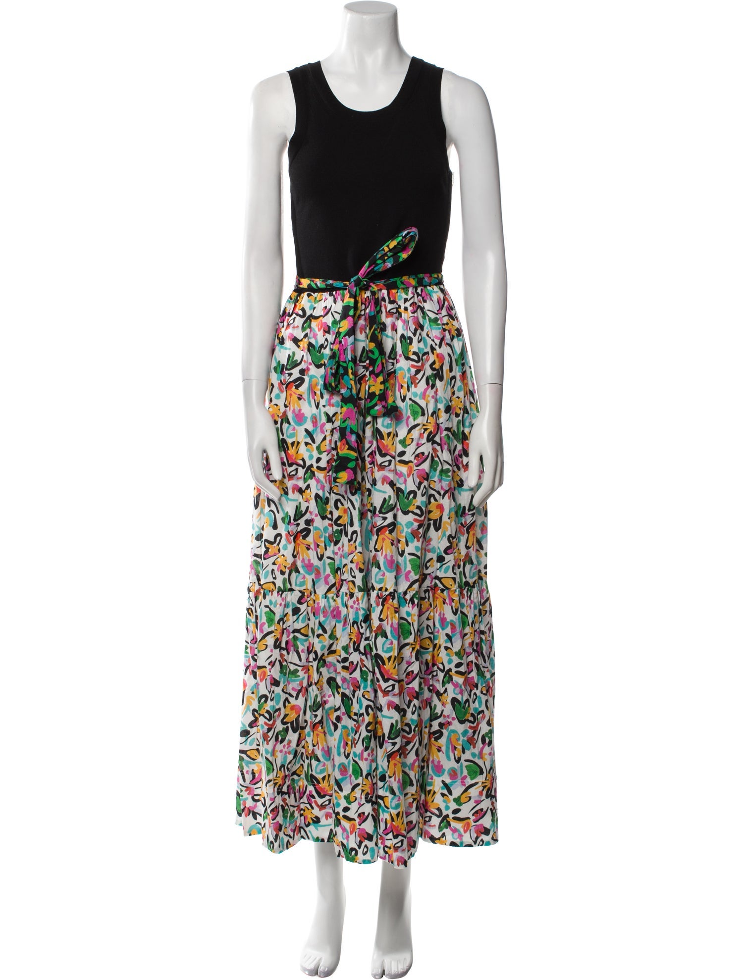 Tanya Taylor Printed Long Dress
