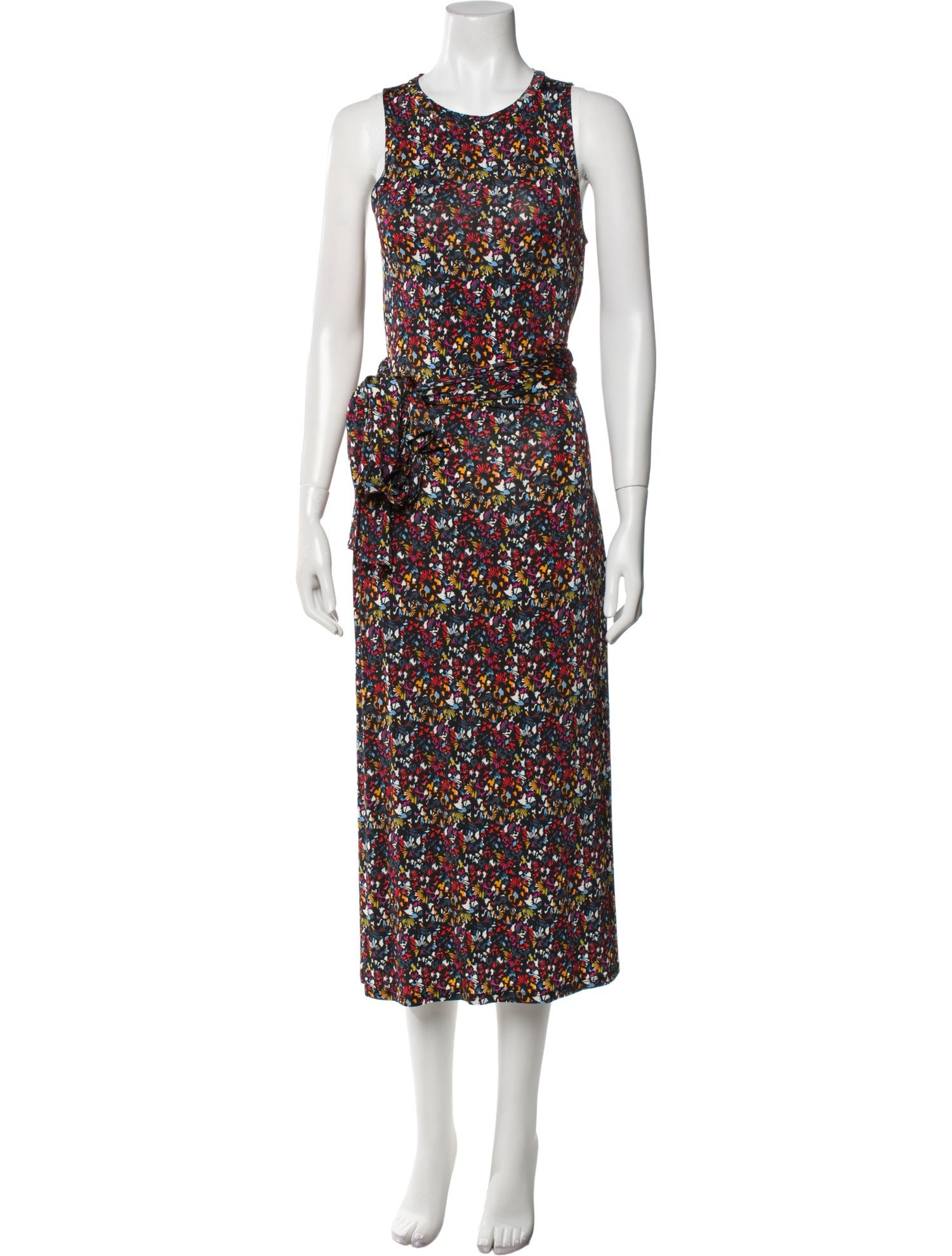 Tanya Taylor Floral Print Long Dress