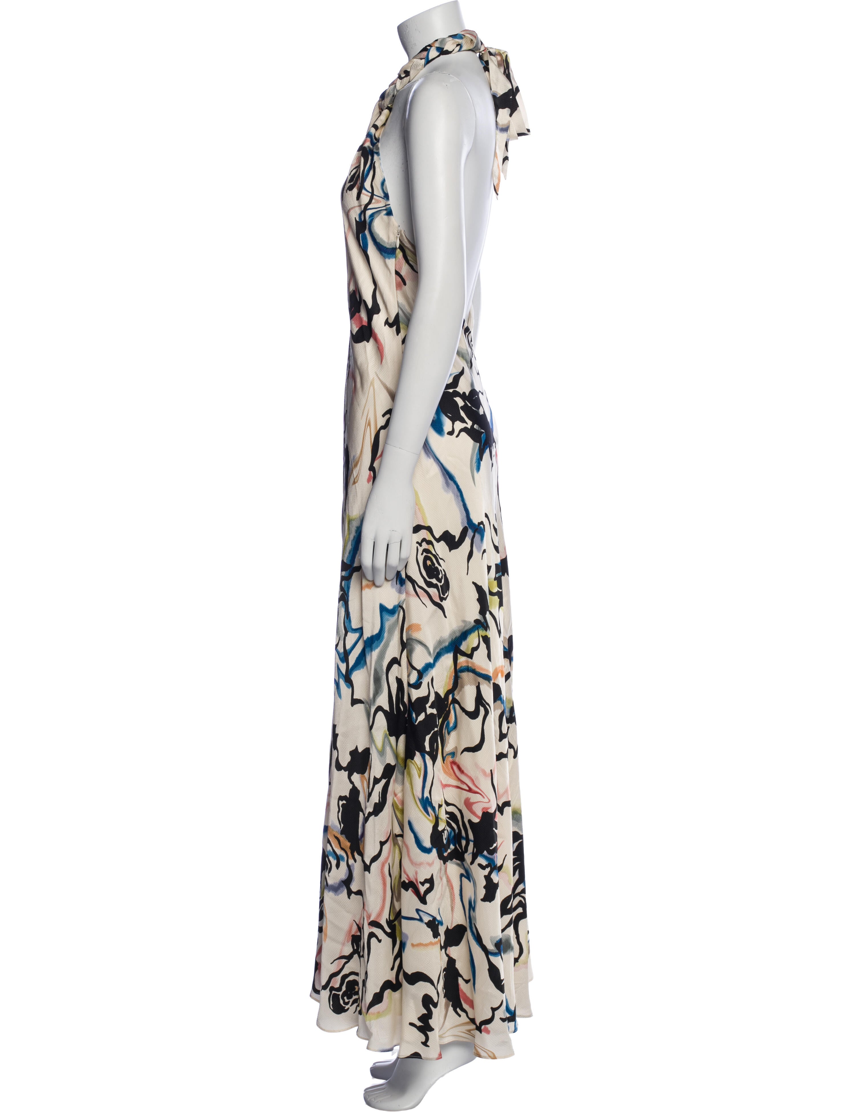 Tanya Taylor Printed Long Dress