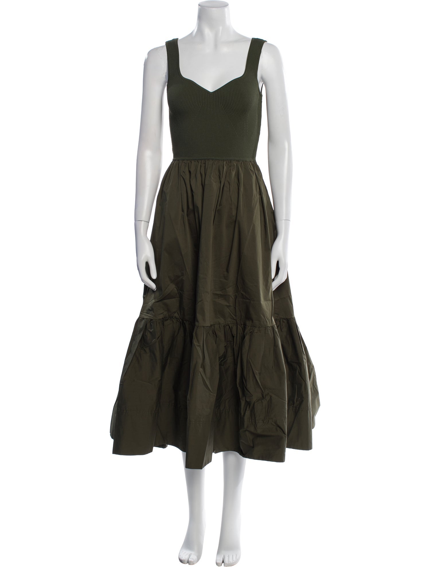 Tanya Taylor Square Neckline Long Dress w/ Tags