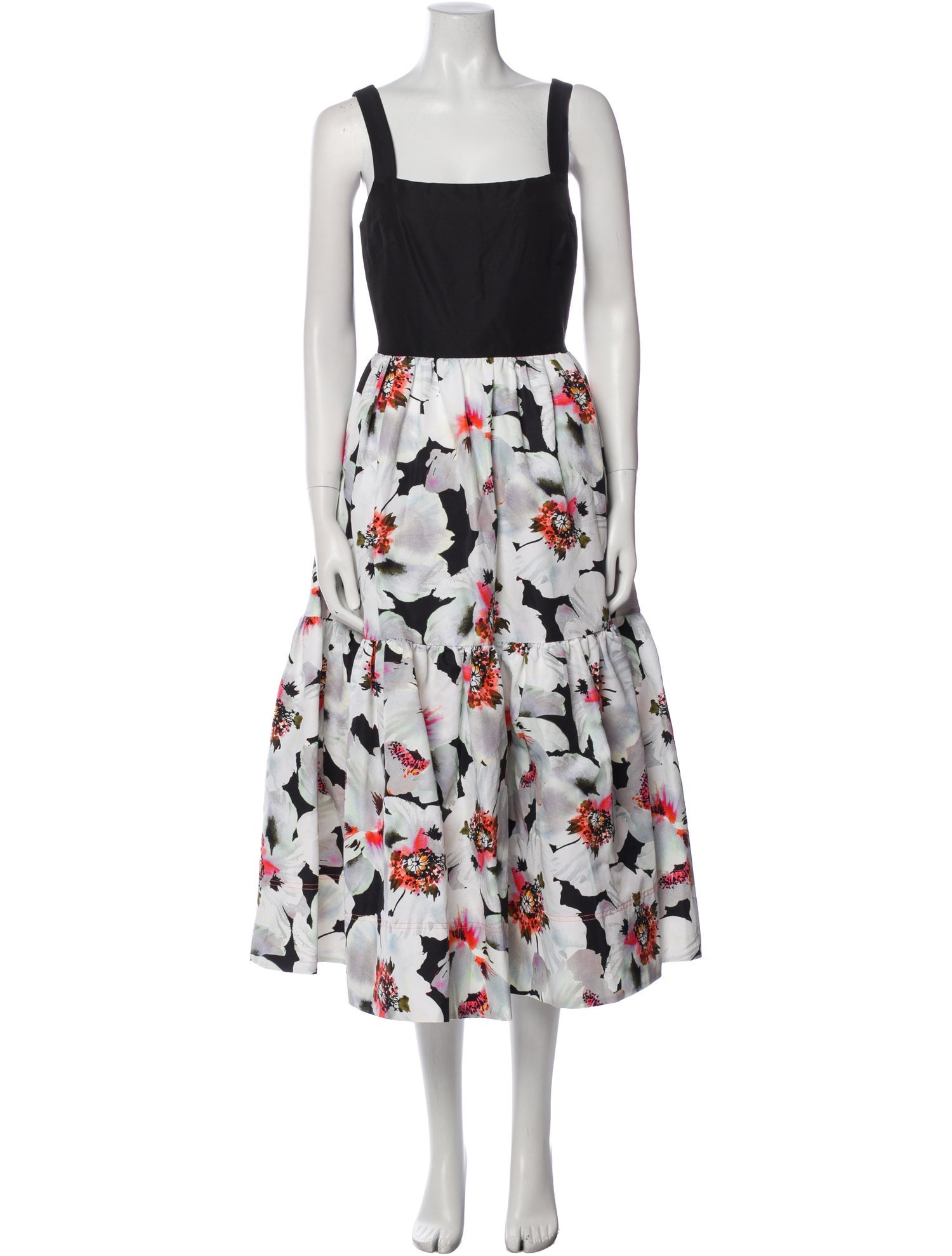 Tanya Taylor Floral Print Long Dress w/ Tags