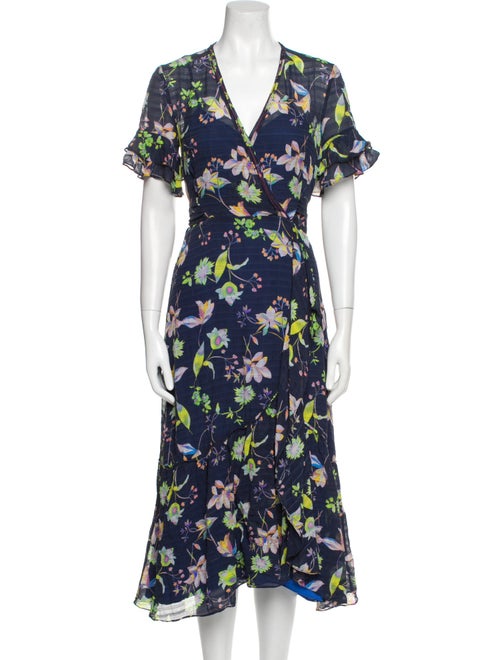 Tanya Taylor Floral Print Long Dress