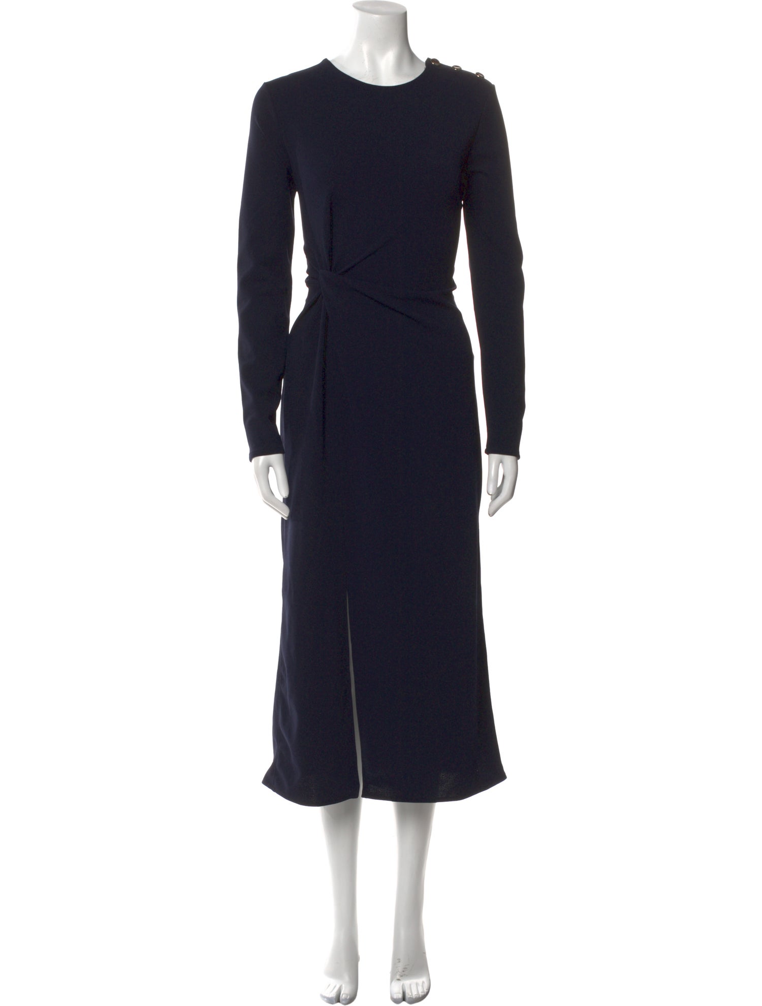 Tanya Taylor Crew Neck Long Dress