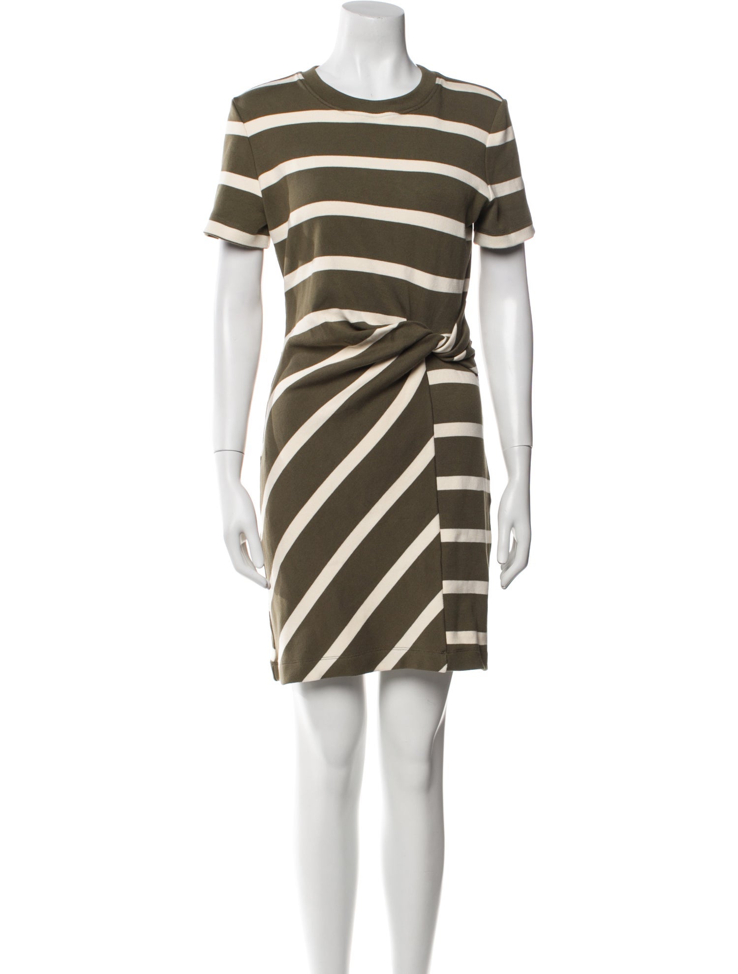 Tanya Taylor Striped Mini Dress