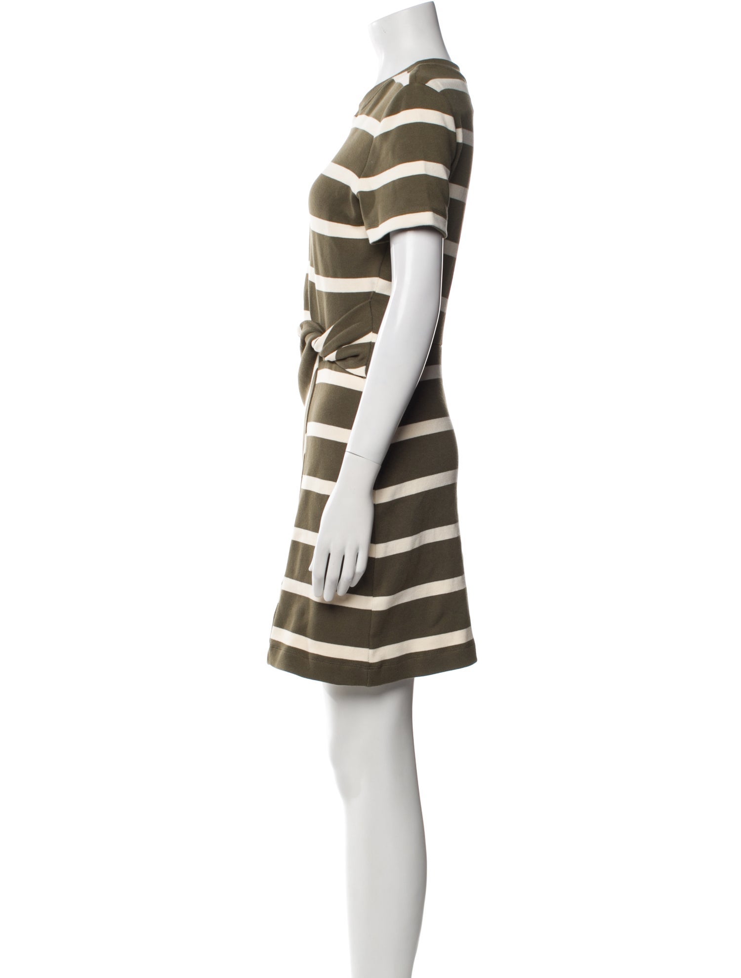 Tanya Taylor Striped Mini Dress