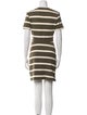 Tanya Taylor Striped Mini Dress