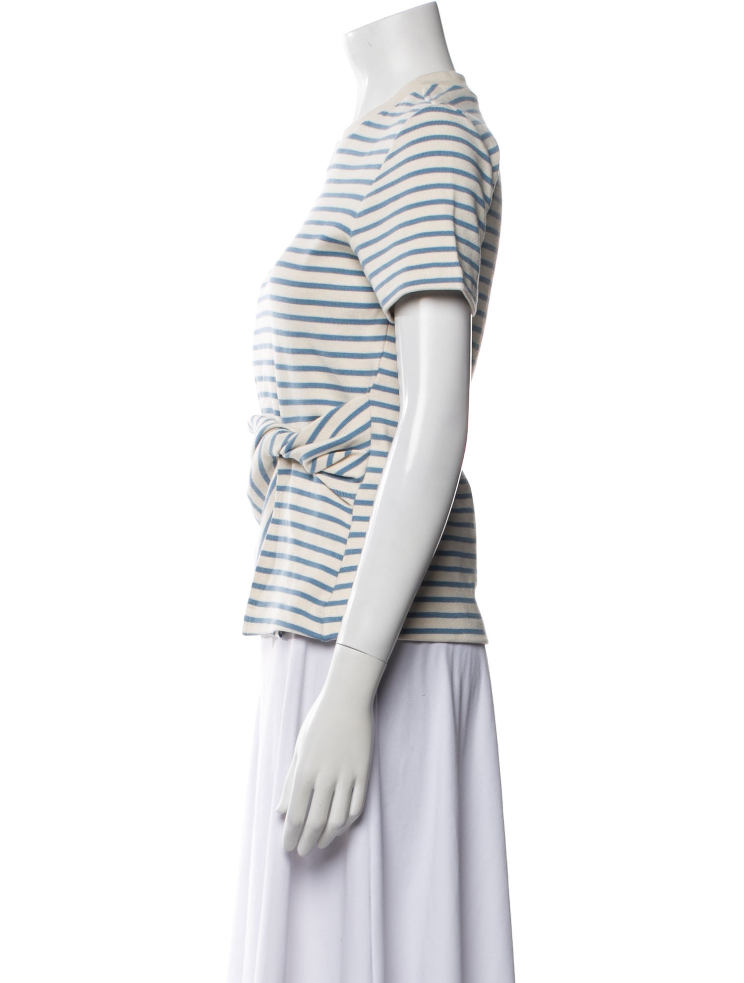 Tanya Taylor Striped Crew Neck T-Shirt w/ Tags