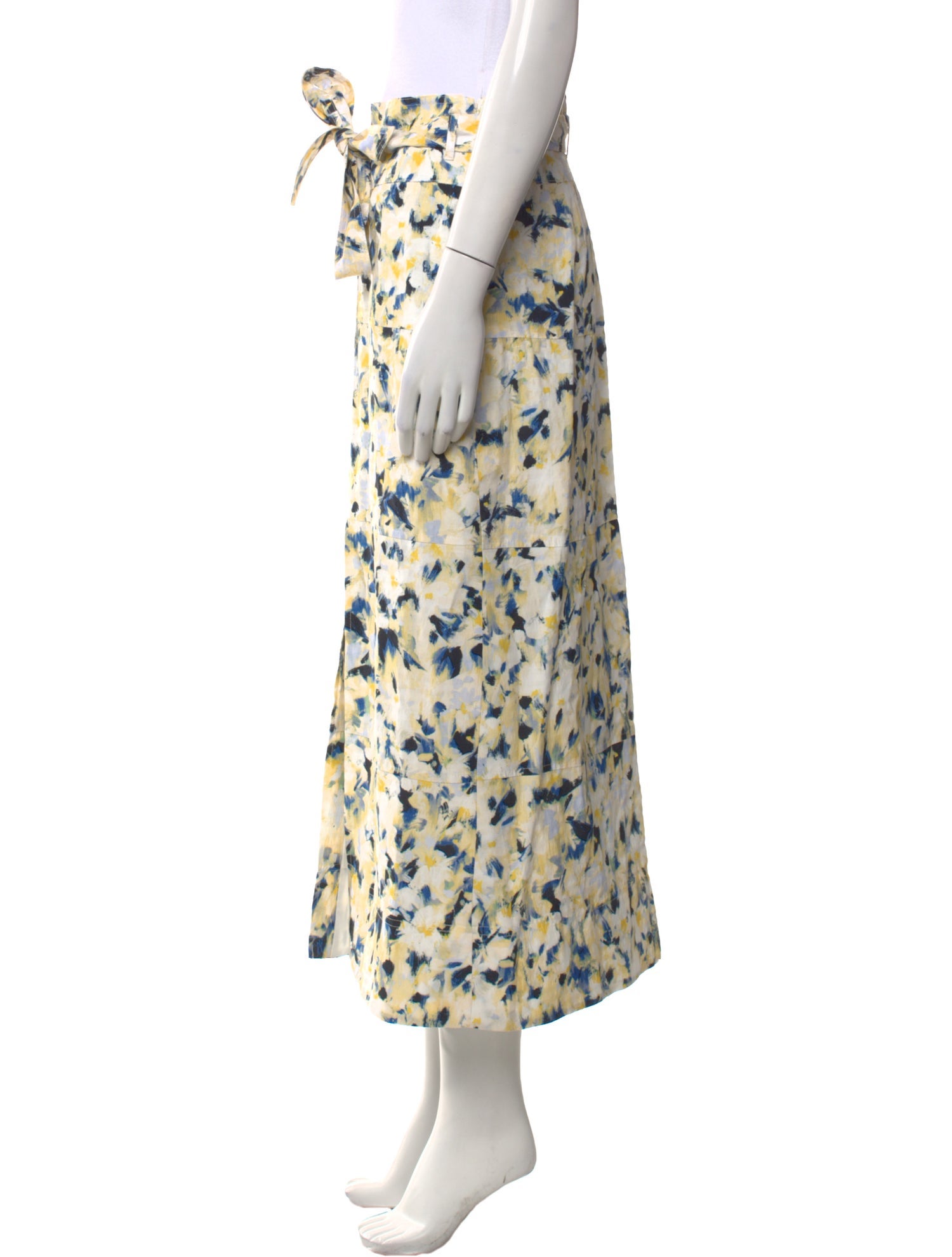 Tanya Taylor Floral Print Midi Length Skirt w/ Tags