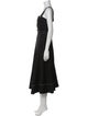 Tanya Taylor Square Neckline Long Dress