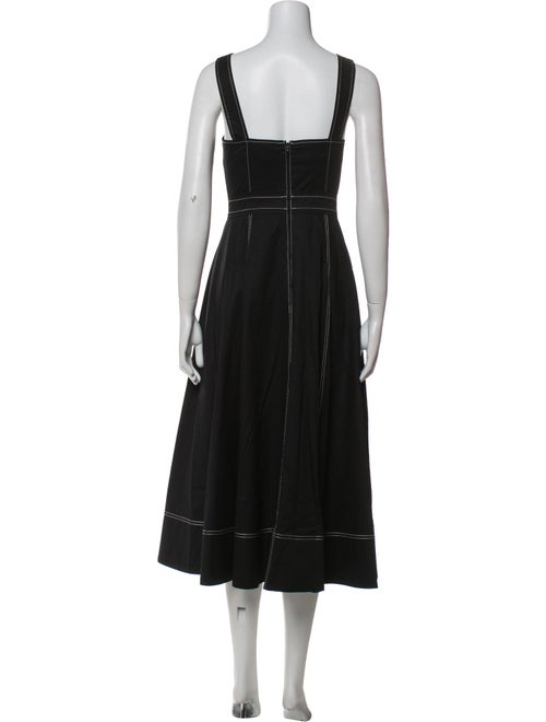 Tanya Taylor Square Neckline Long Dress